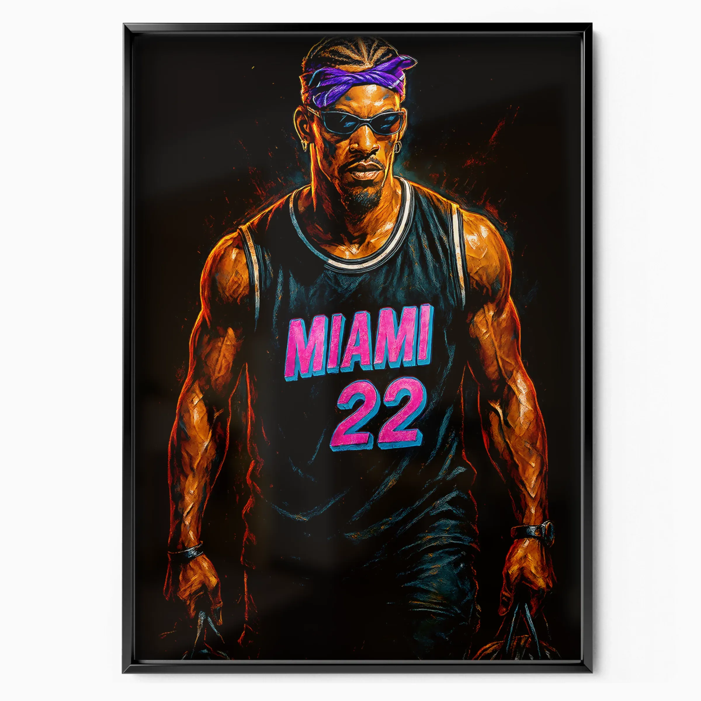 Jimmy Butler Poster - Miami 22 poster