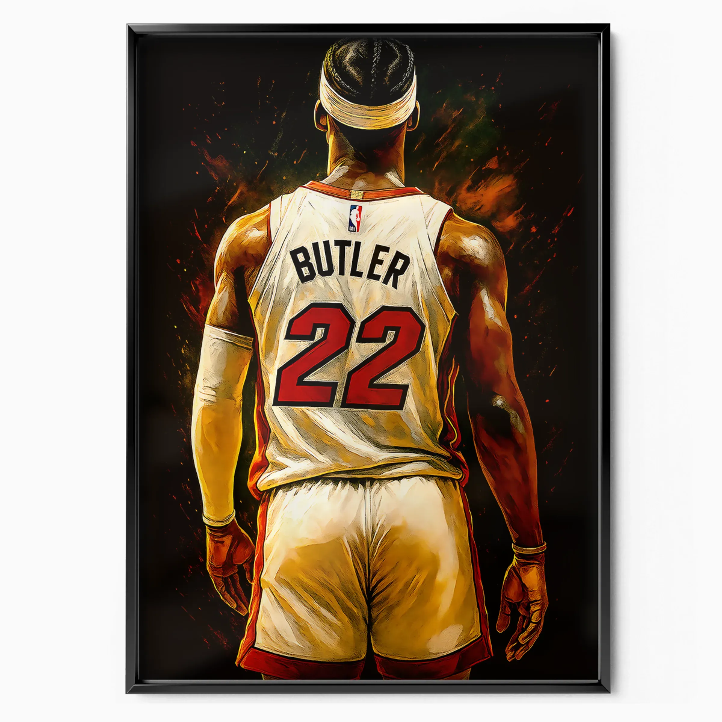 Jimmy Butler Poster - Buttler Back poster