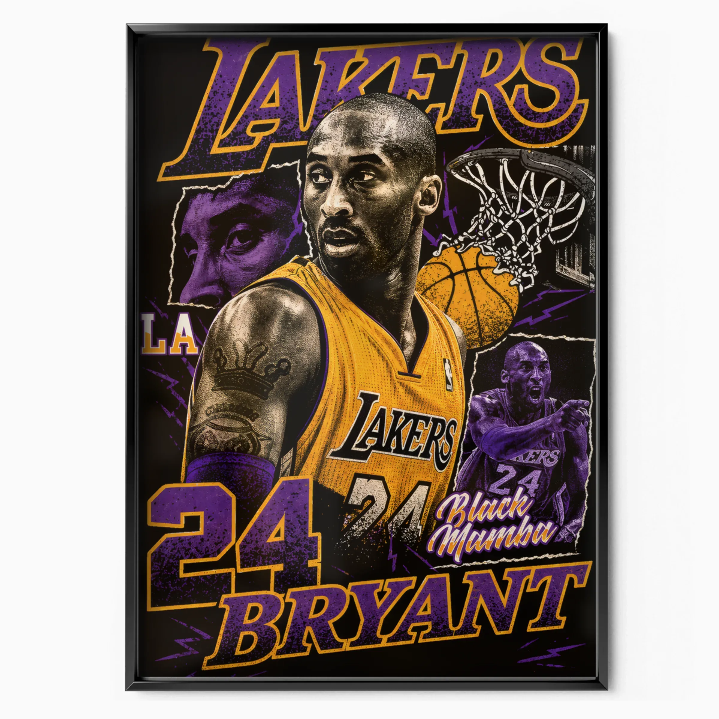 Kobe Bryant Poster - Black Mamba poster, museum grade matte print