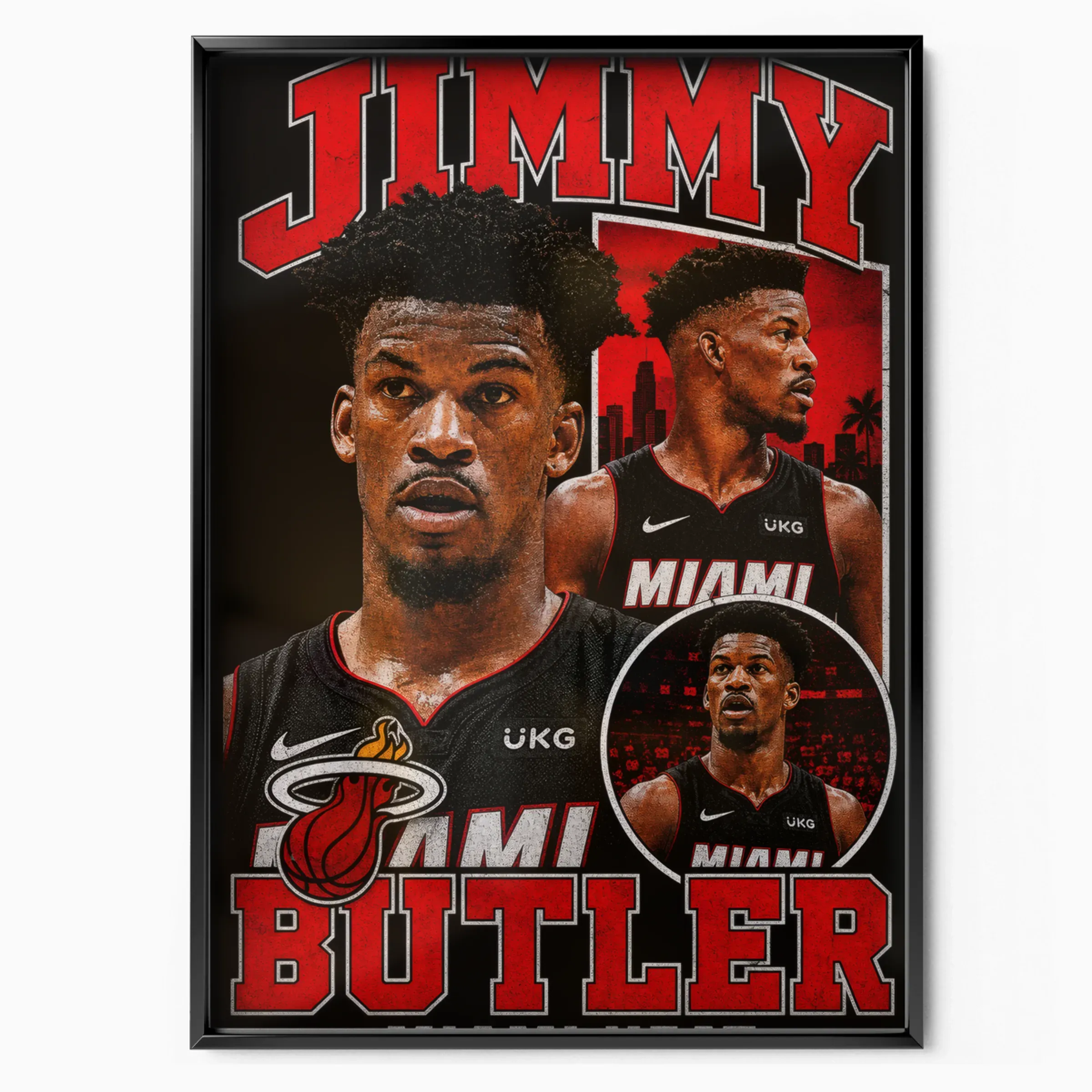 Jimmy Butler Poster - Miami Heat Bootleg poster, museum grade matte print