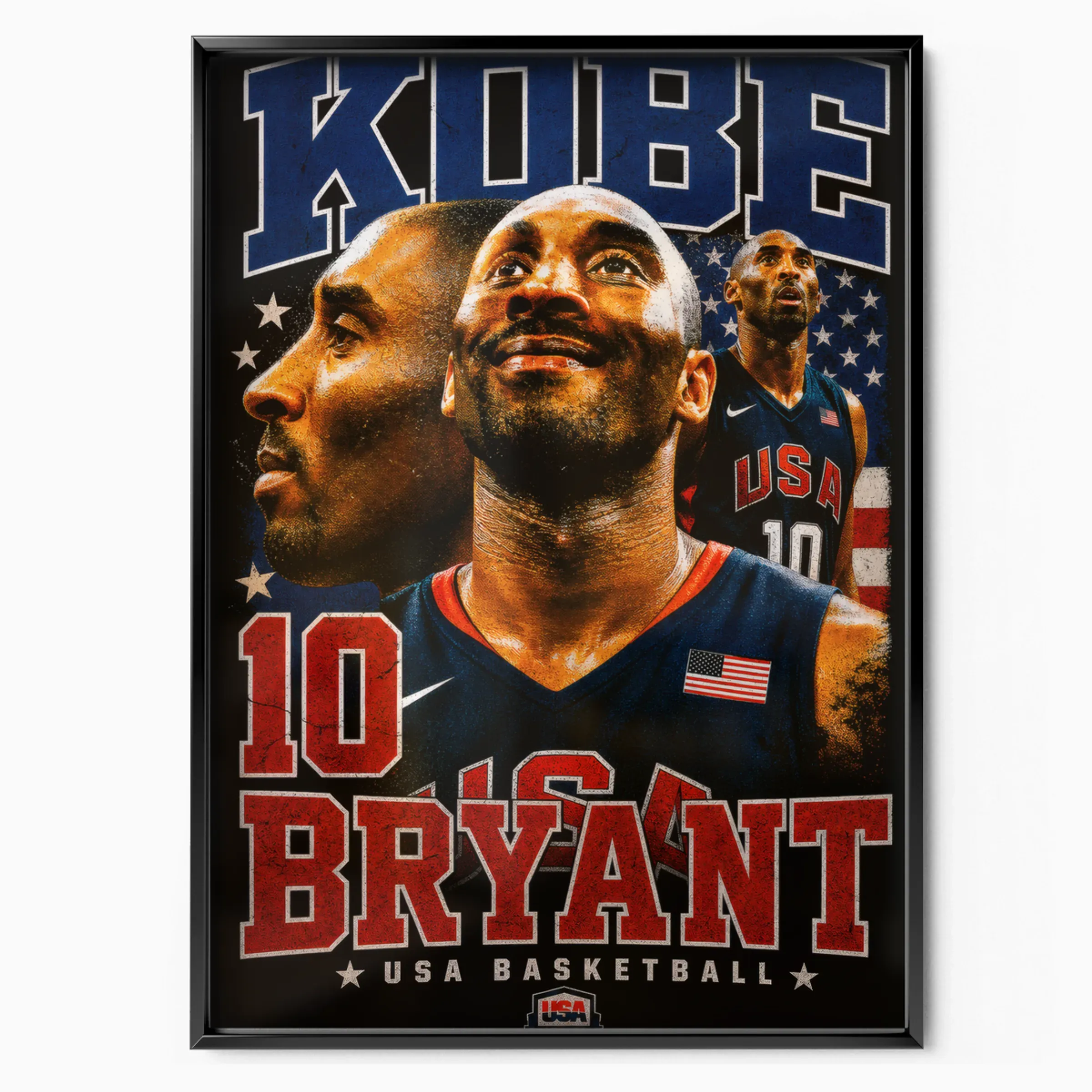 Kobe Bryant Poster - USA Basketball poster, museum grade matte print
