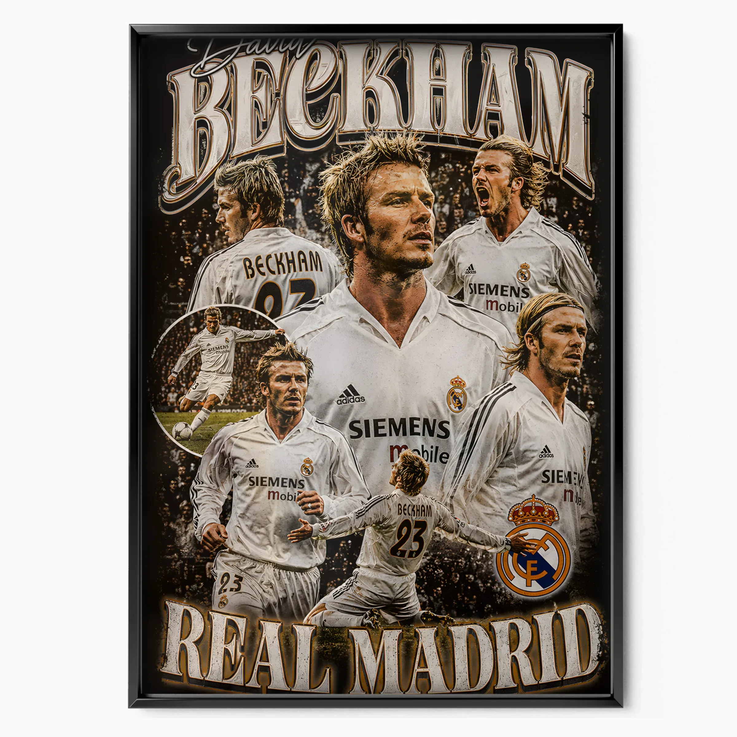 David Beckham Poster - Real Madrid poster