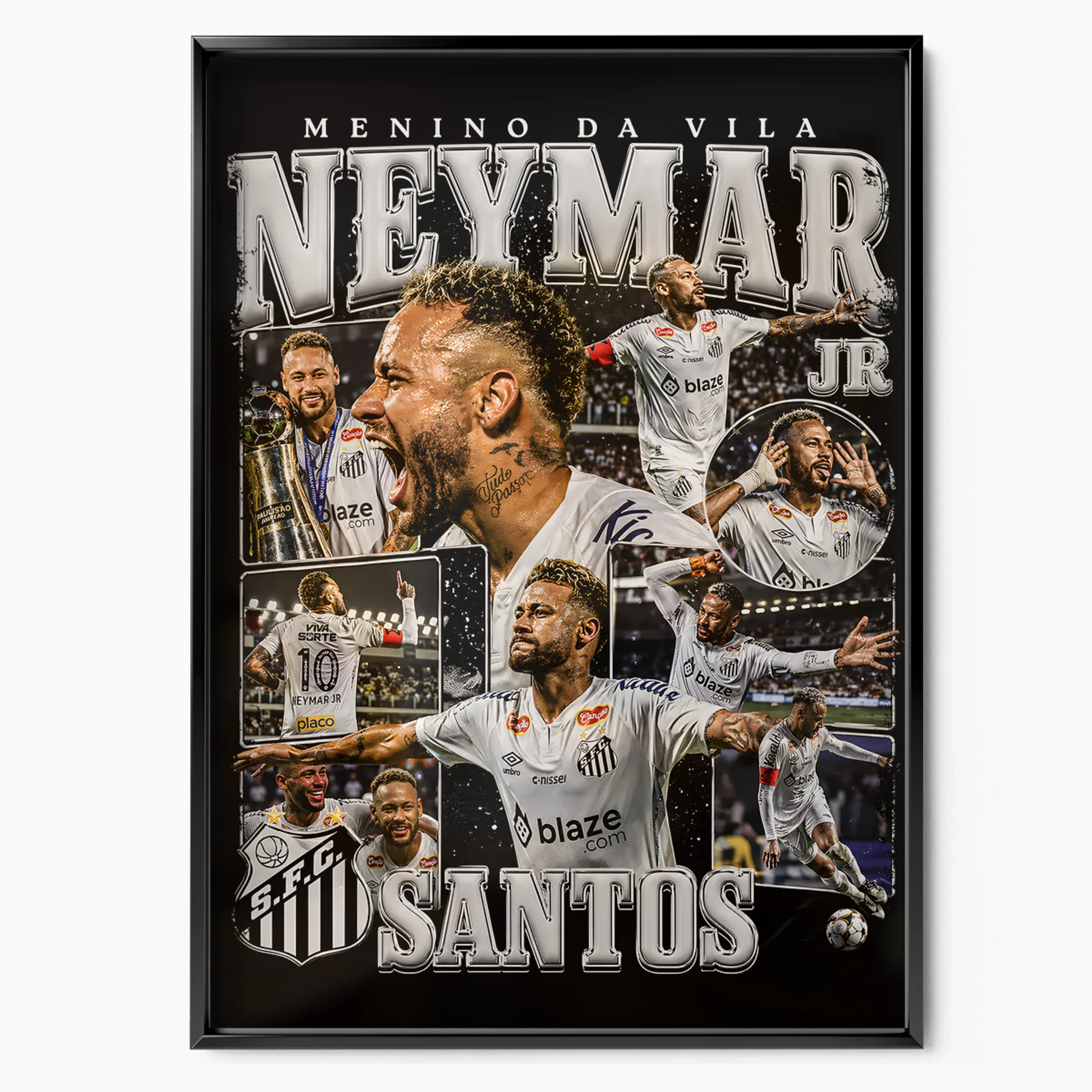 Neymar Jr Poster - Menino da Vila poster