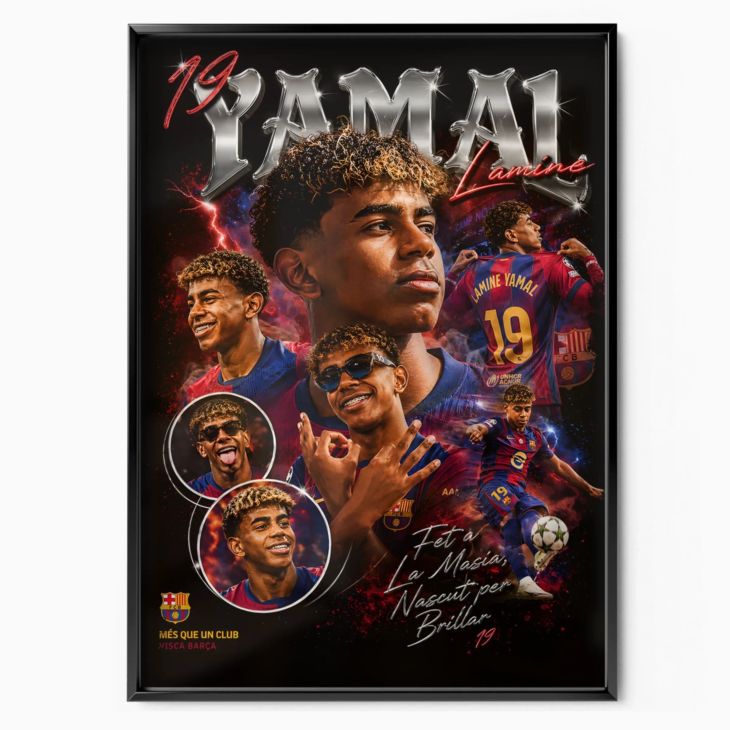 Lamine Yamal Poster - Barcelona poster, museum grade matte print