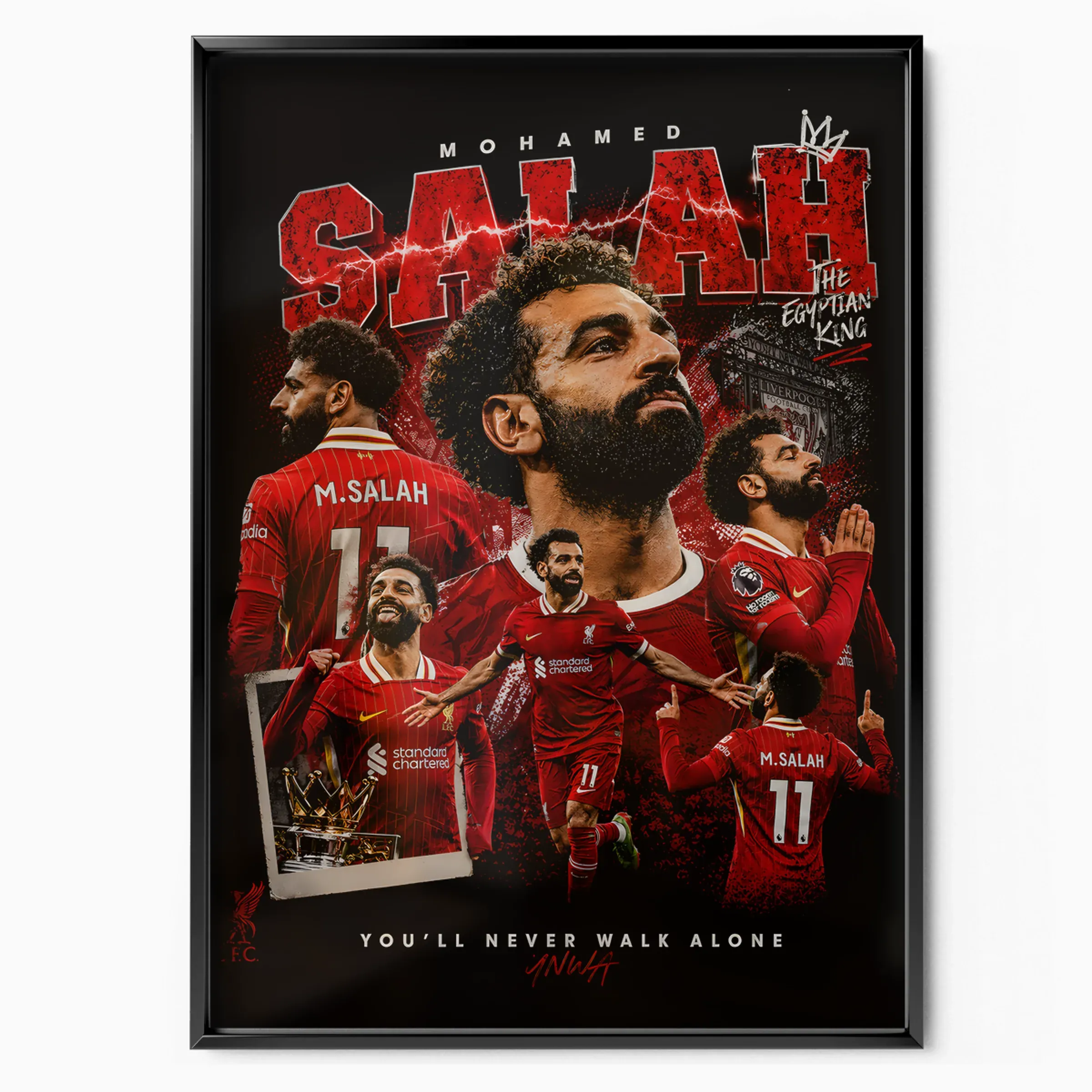 Mohamed Salah Poster - Liverpool poster, museum grade matte print