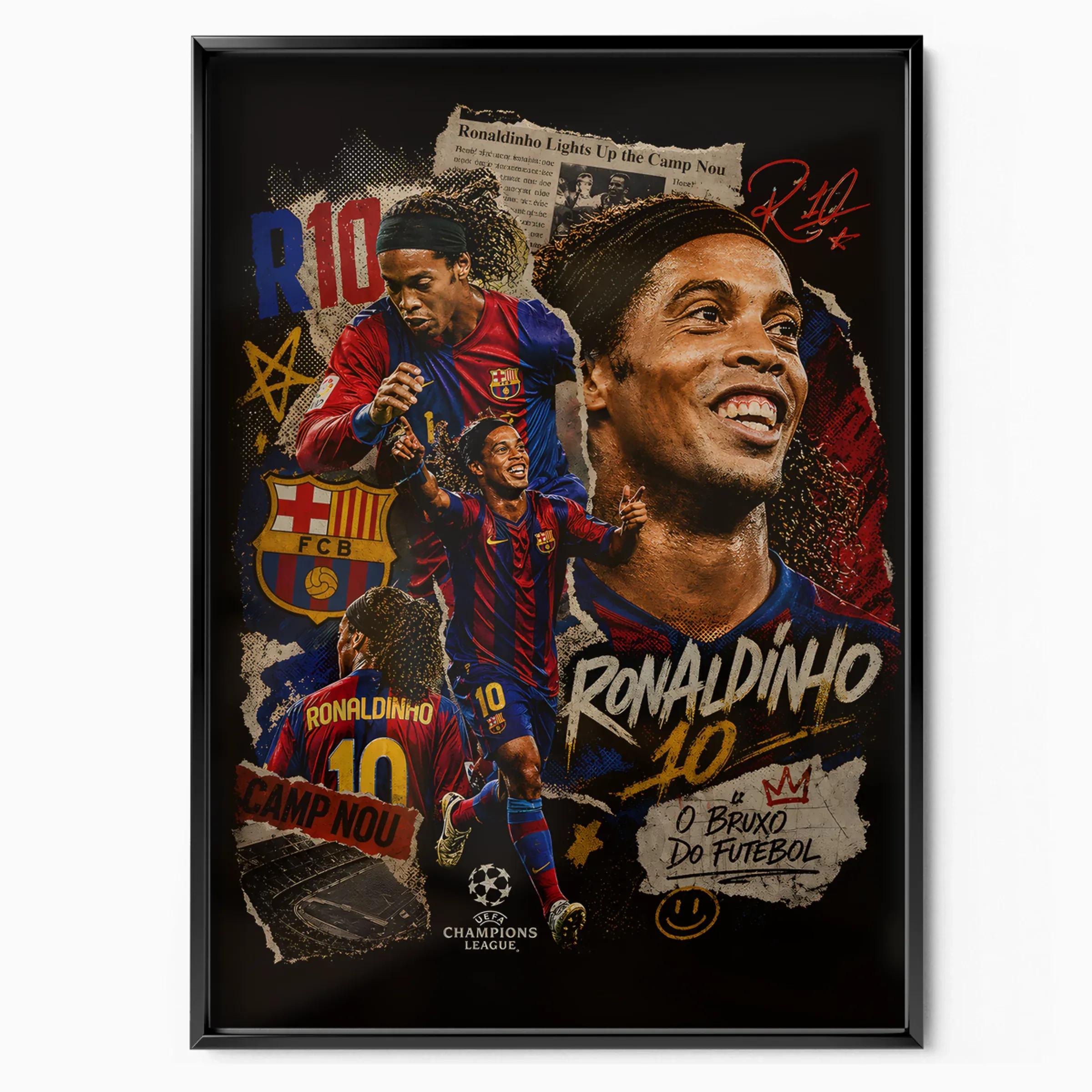 Ronaldinho Poster - Barcelona poster