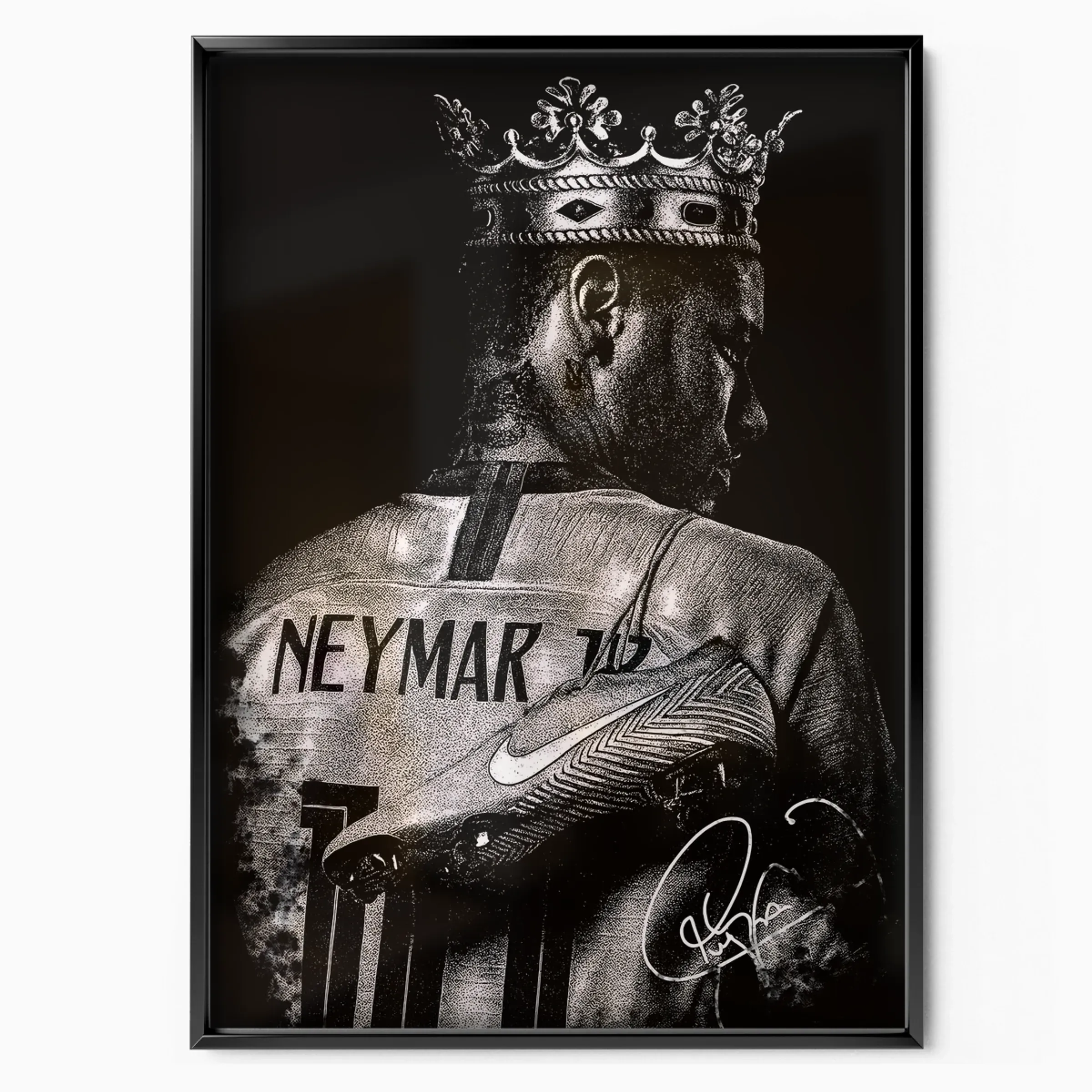 Neymar Jr Poster - King poster, museum grade matte print