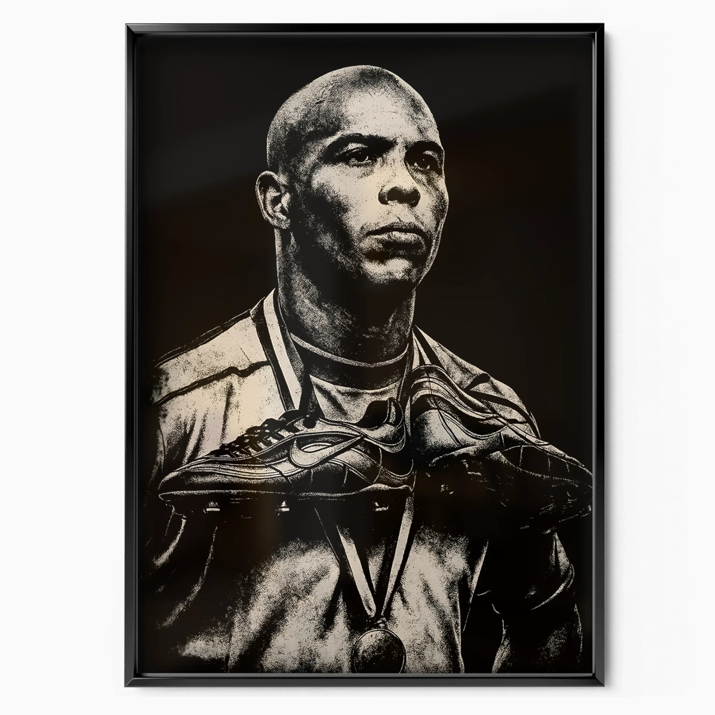 Ronaldo Nazário Poster - Portrait poster, museum grade matte print