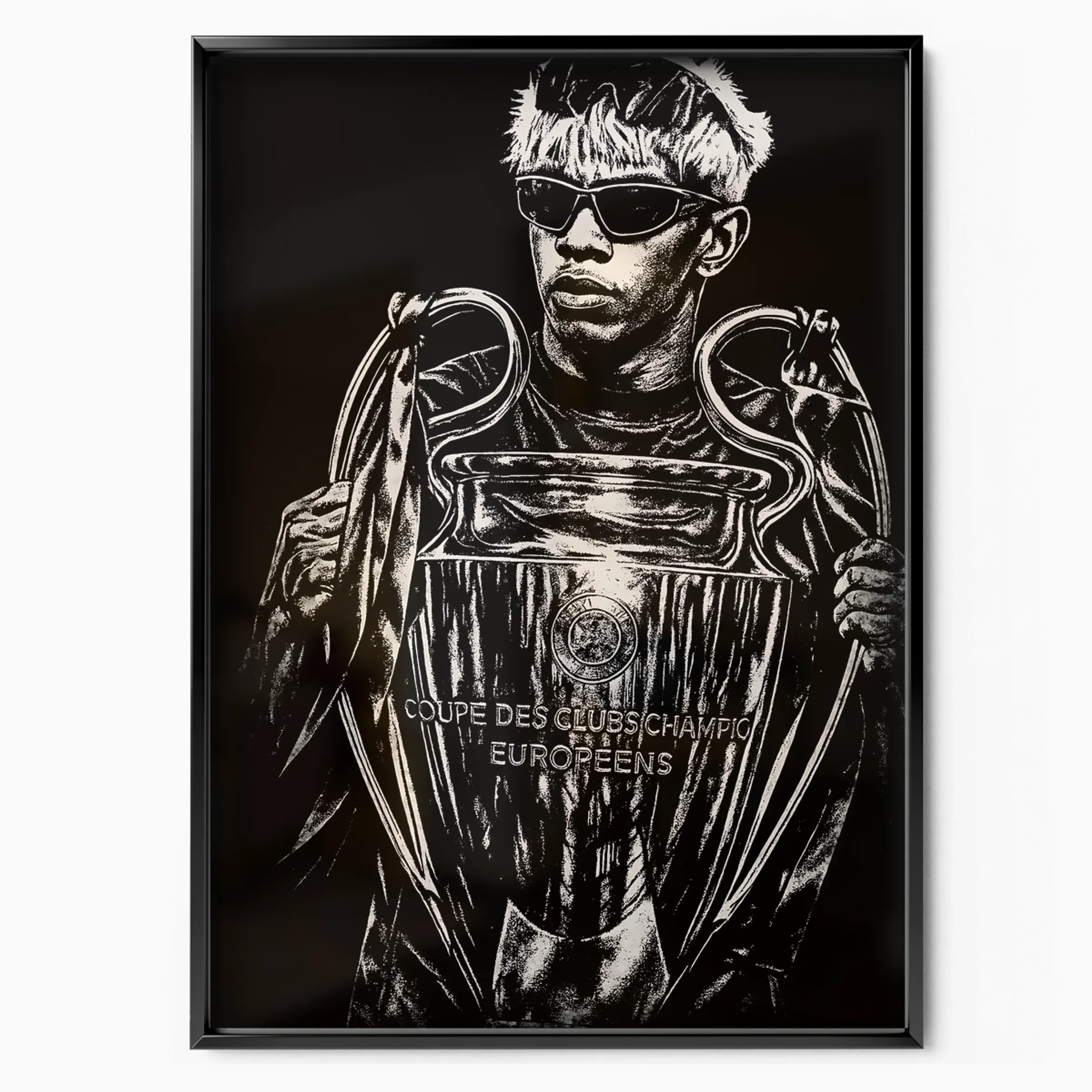 Neymar Jr Poster - Champions League poster, museum grade matte print
