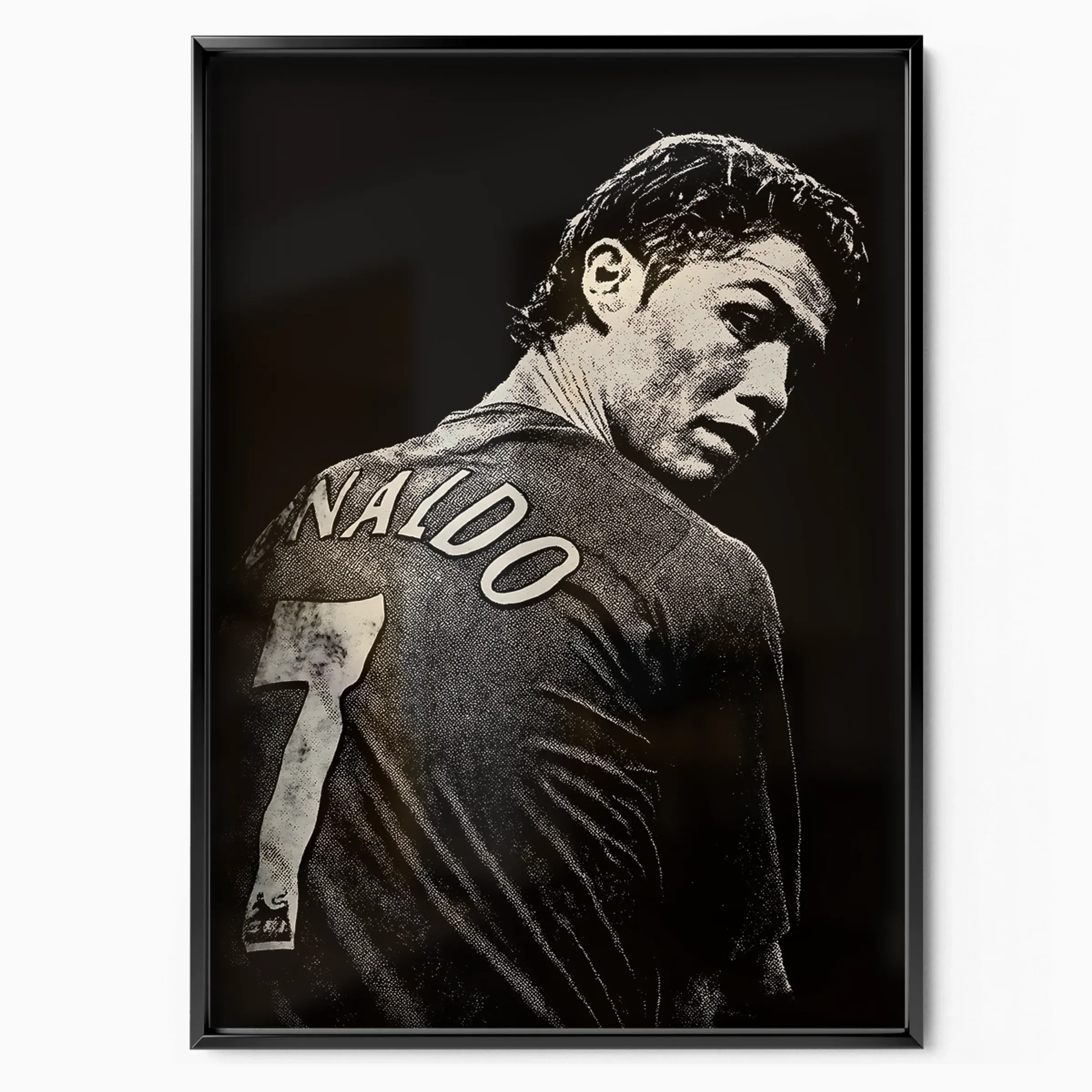 Cristiano Ronaldo Poster - Number 7 poster, museum grade matte print