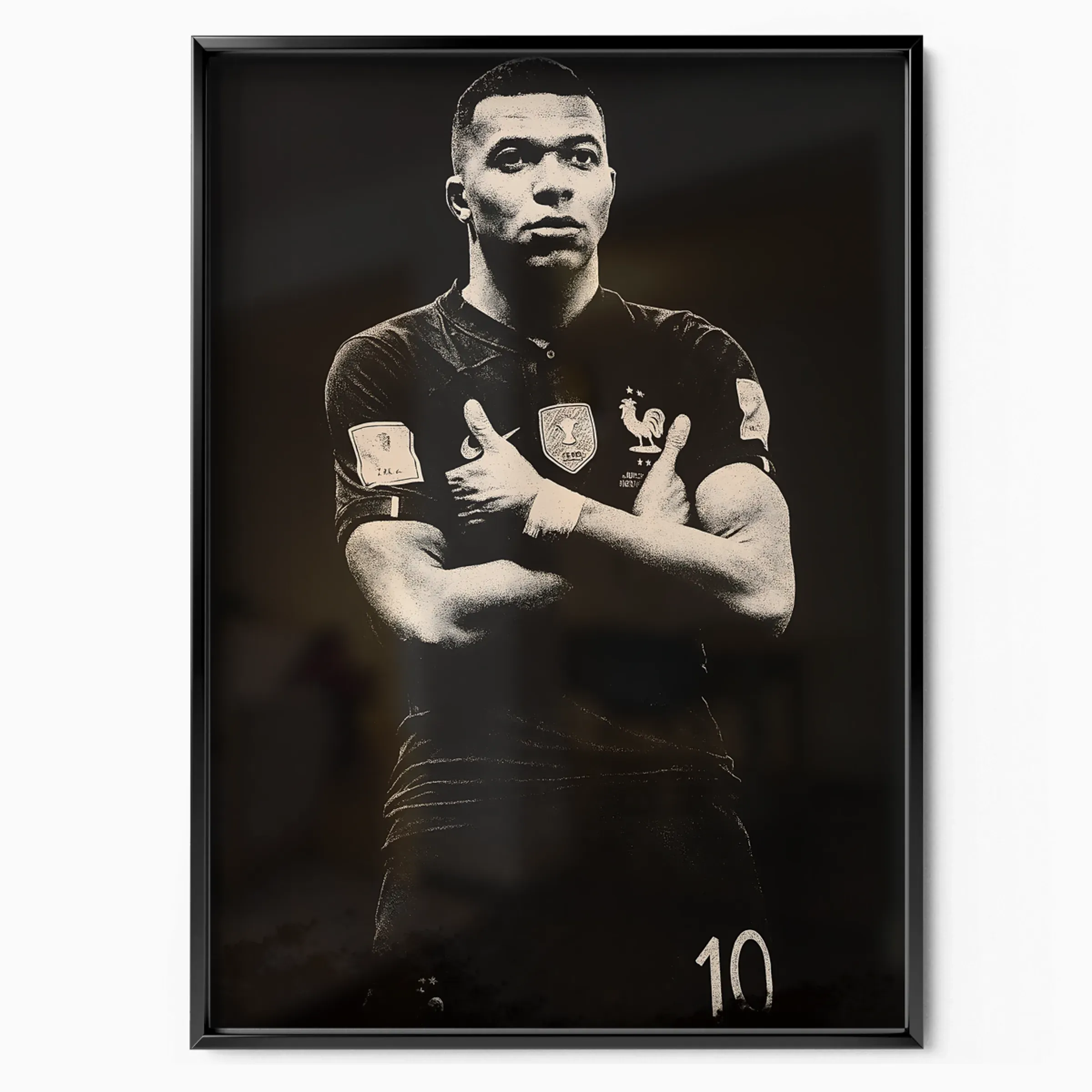 Kylian Mbappé Poster - France poster, museum grade matte print