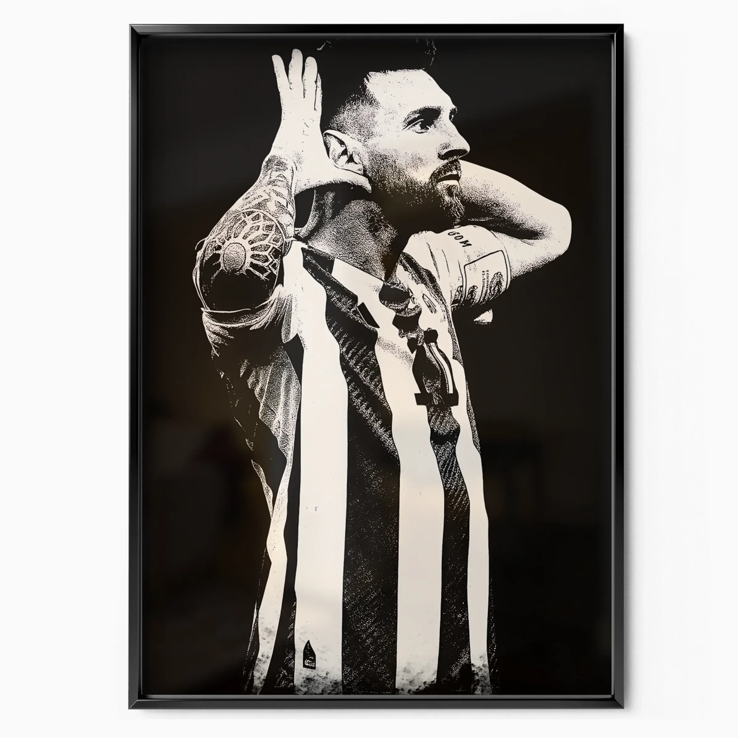Lionel Messi Poster - Celebration poster, museum grade matte print