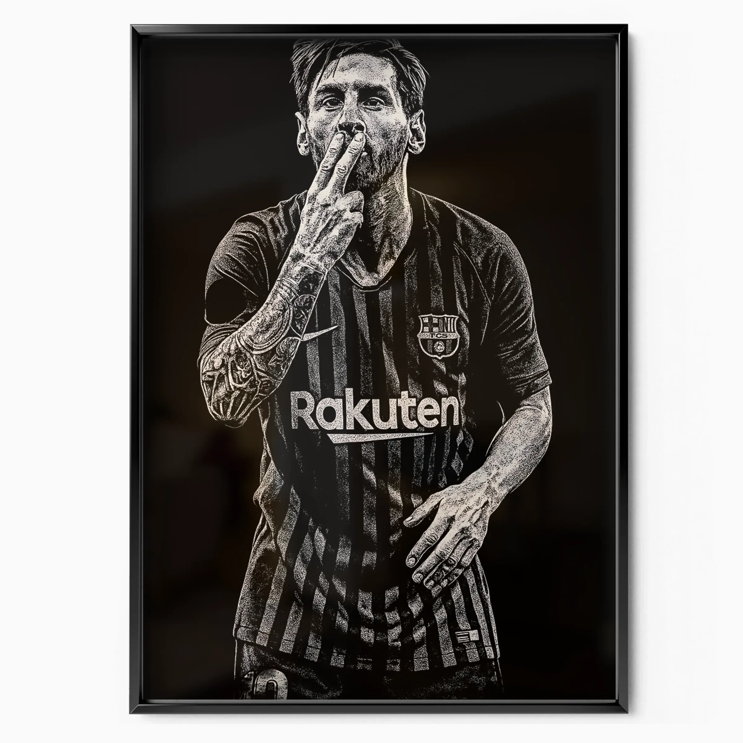 Lionel Messi Poster - Rakuten poster, museum grade matte print