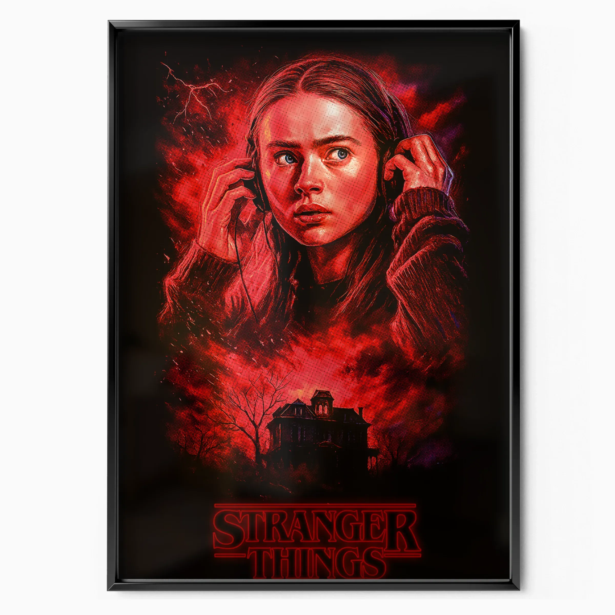 Stranger Things Poster - Max Mayfield Running Up That Hill poster, museum grade matte print