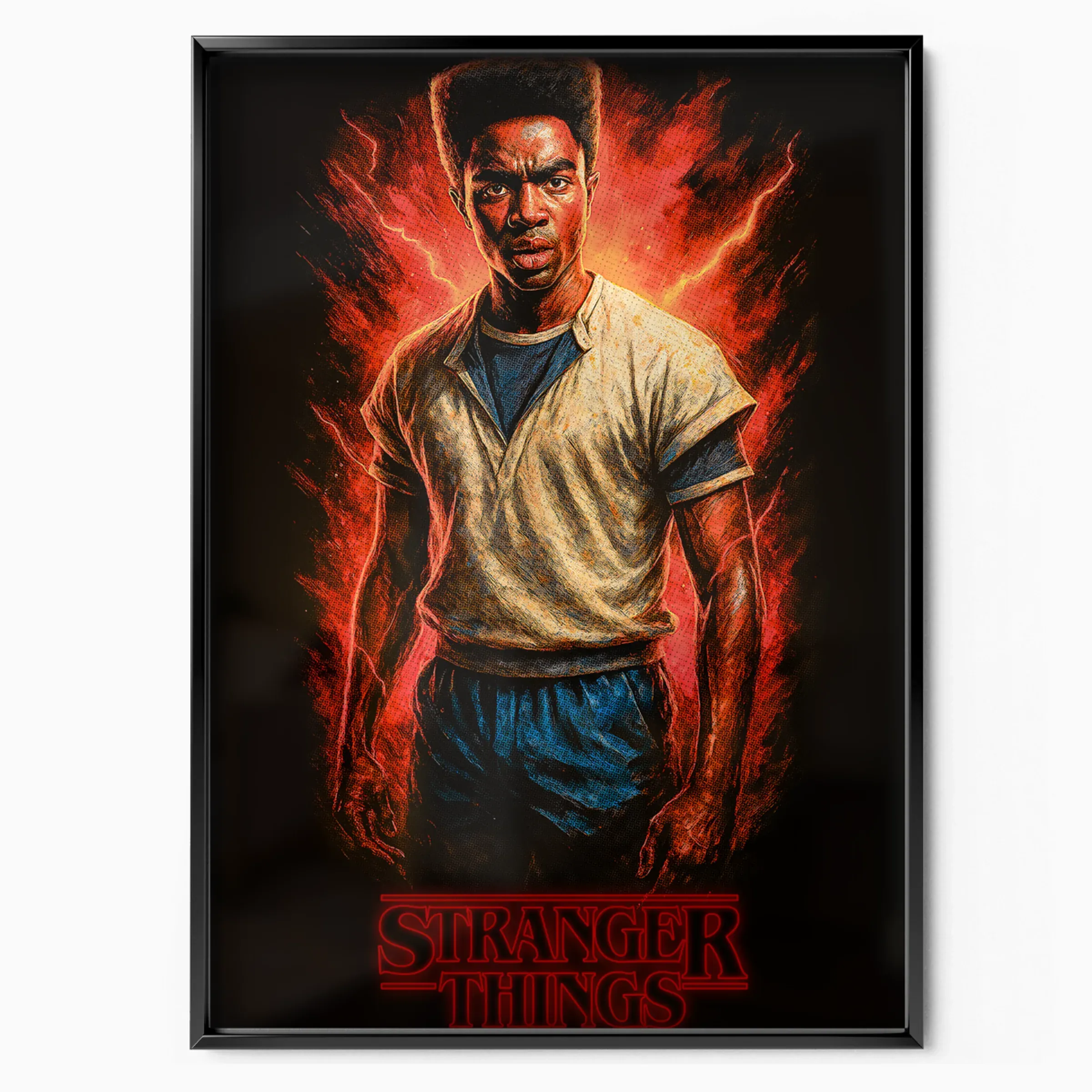 Stranger Things Poster - Lucas Sinclair poster, museum grade matte print