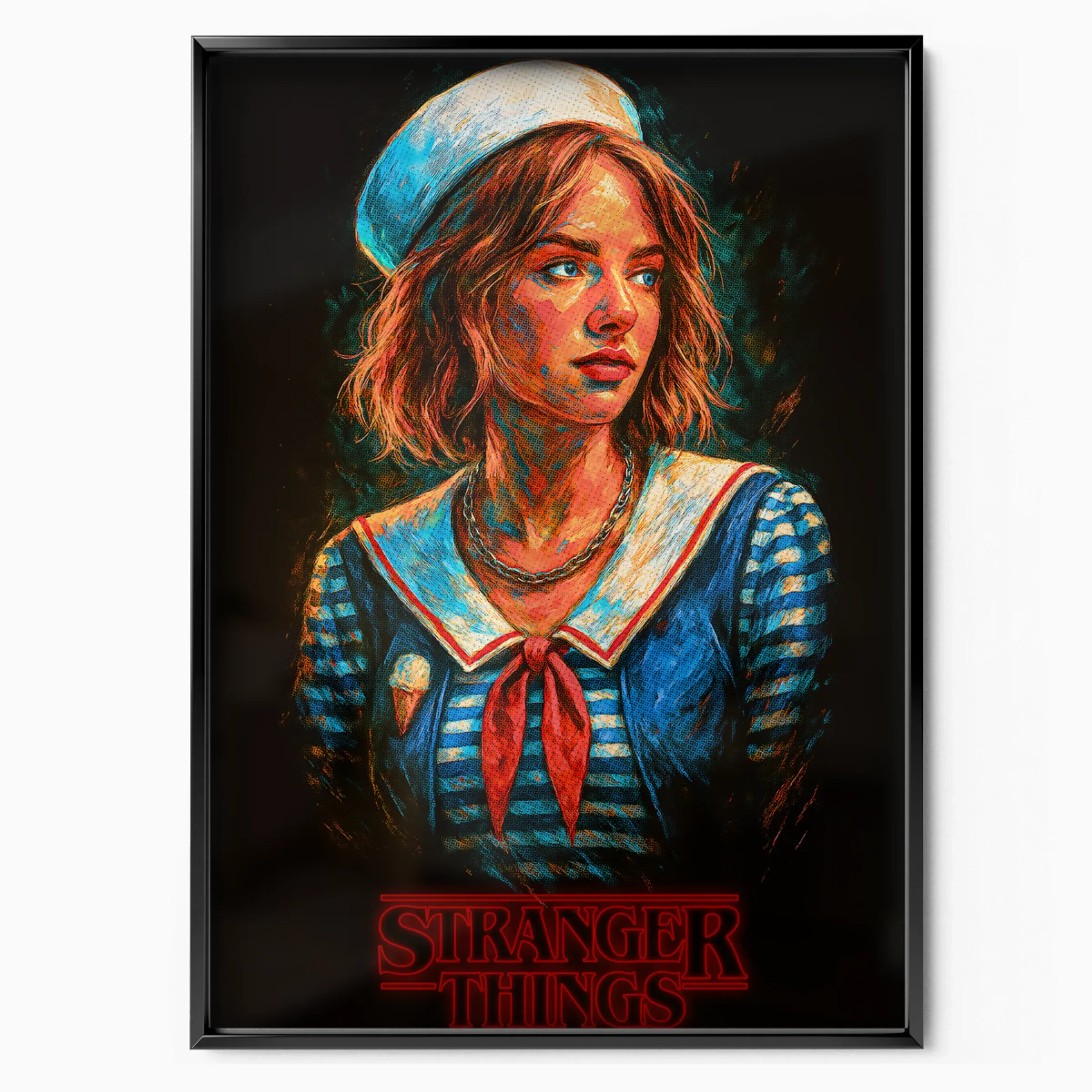 Stranger Things Poster - Robin Buckley Scoops Ahoy poster, museum grade matte print