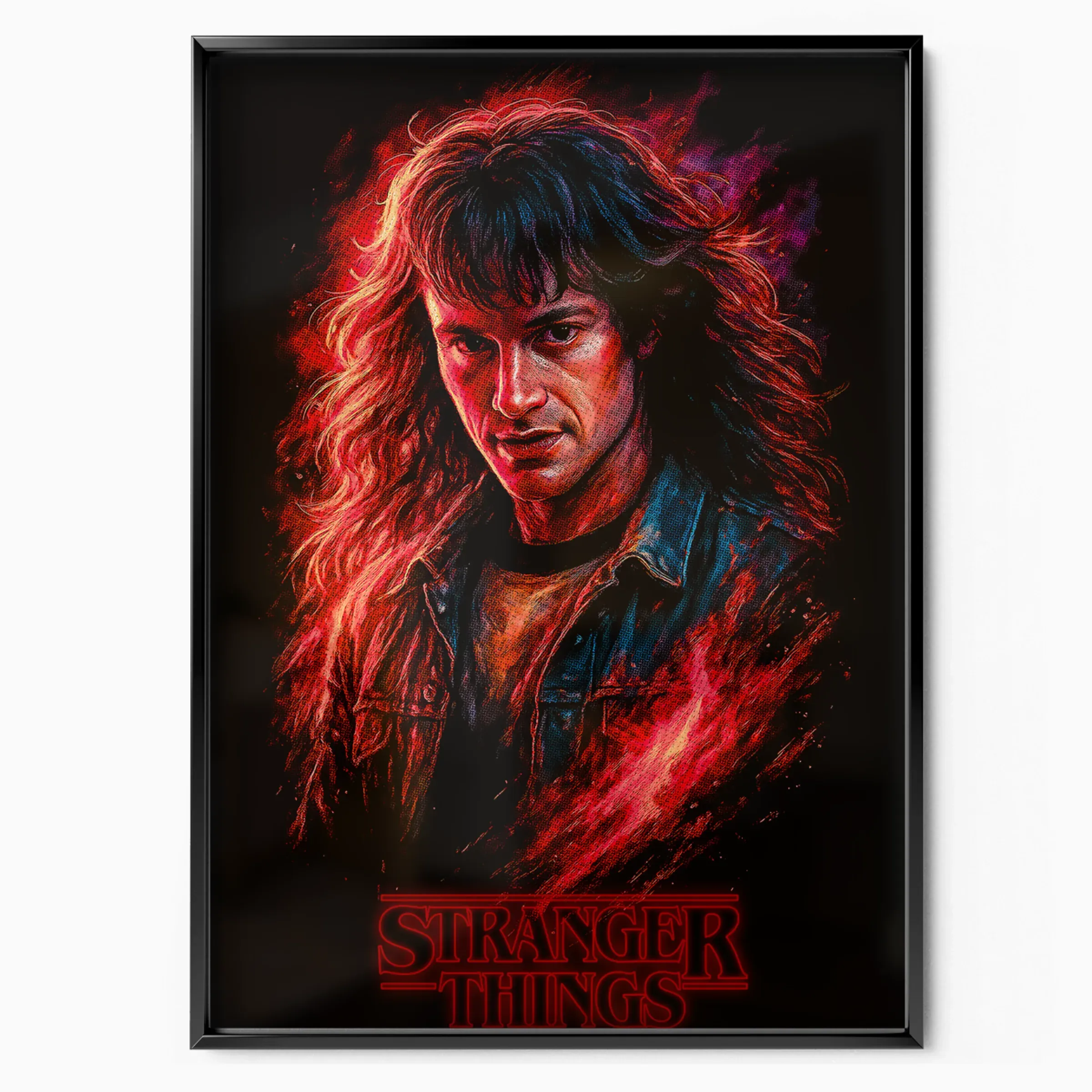Stranger Things Poster - Billy Hargrove Fire poster, museum grade matte print