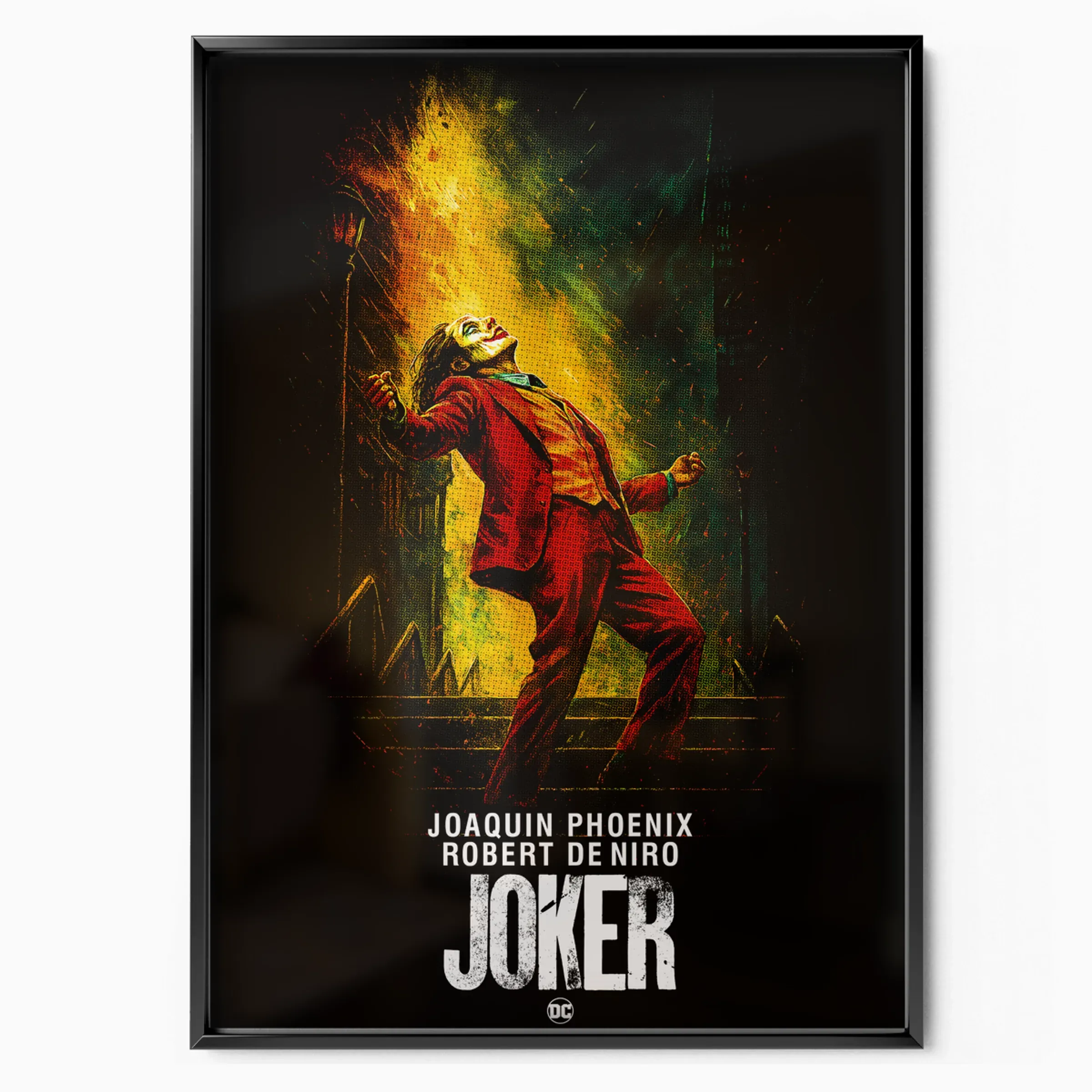 Joker Poster - Joaquin Phoenix Stairs poster, museum grade matte print