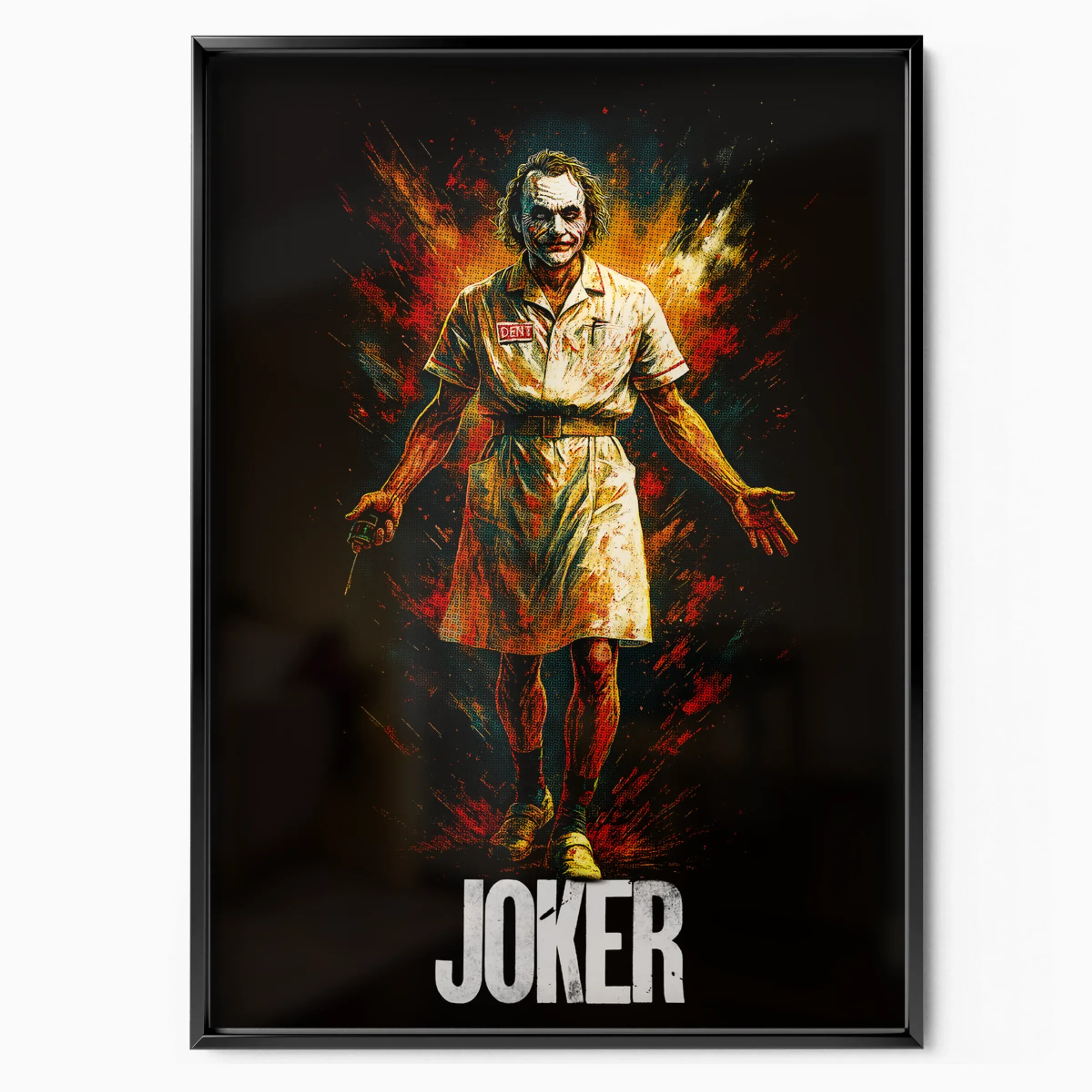 Joker Poster - Joaquin Phoenix Asylum poster, museum grade matte print