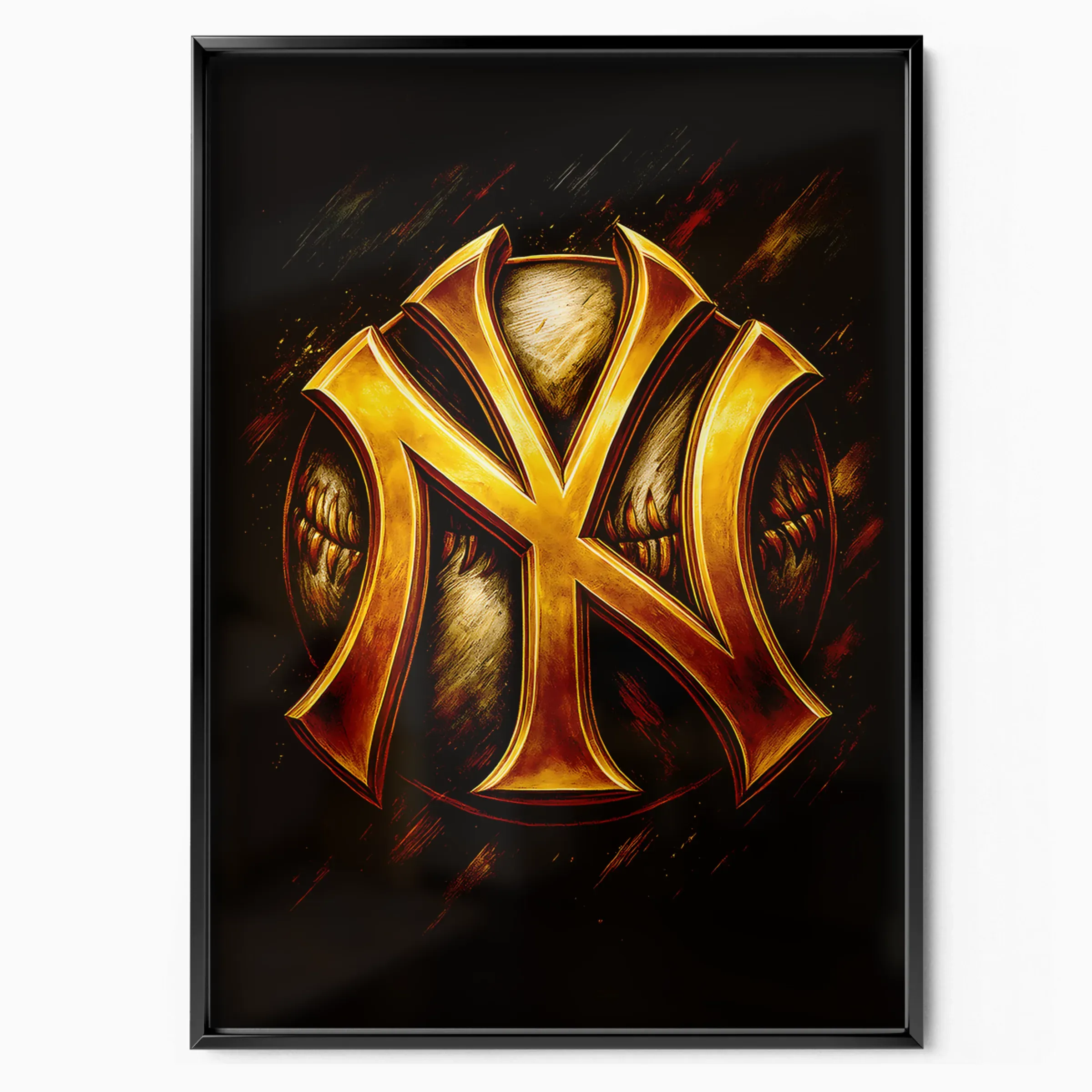 New York Yankees Poster - Gold Crest poster, museum grade matte print
