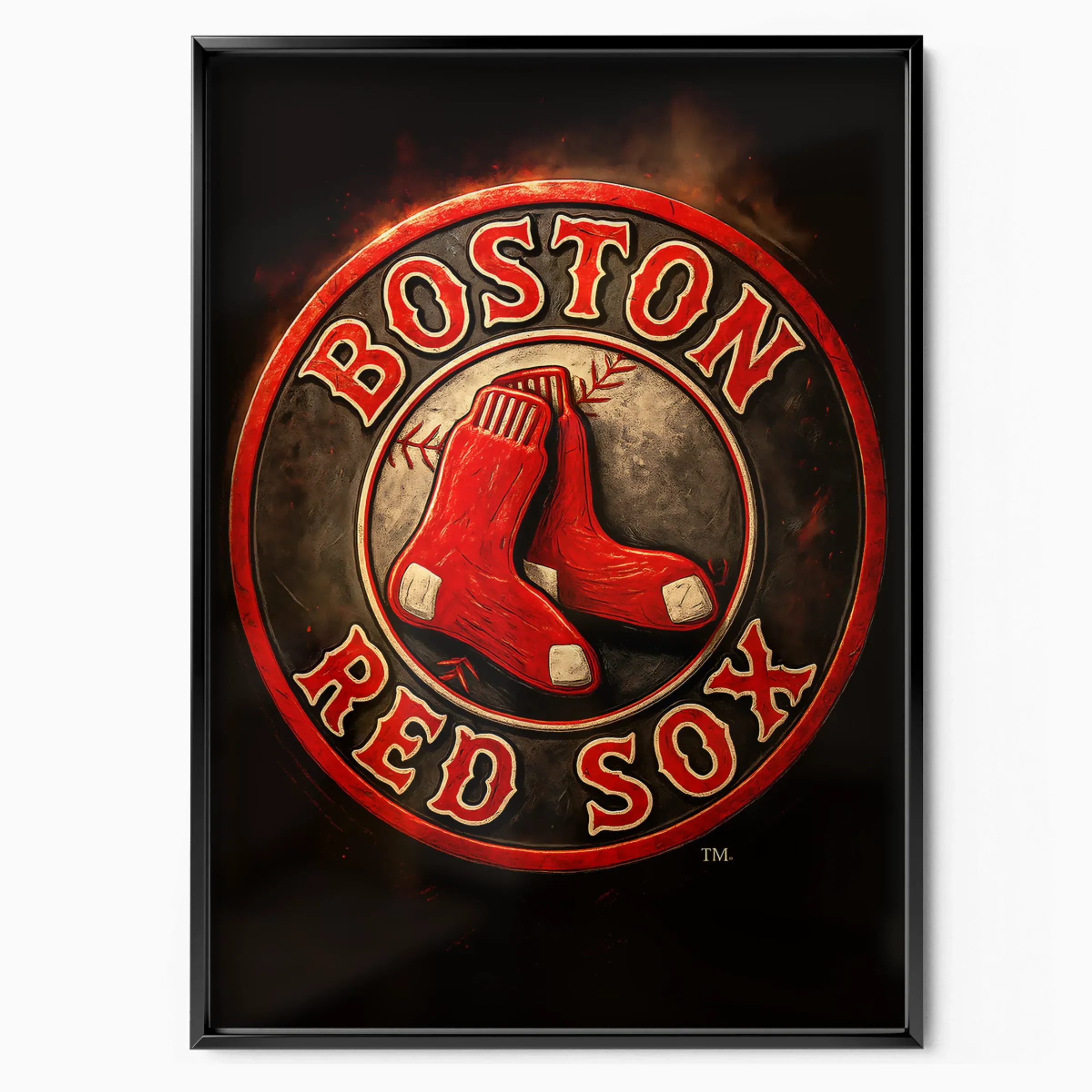 Boston Red Sox Poster - Emblem poster, museum grade matte print