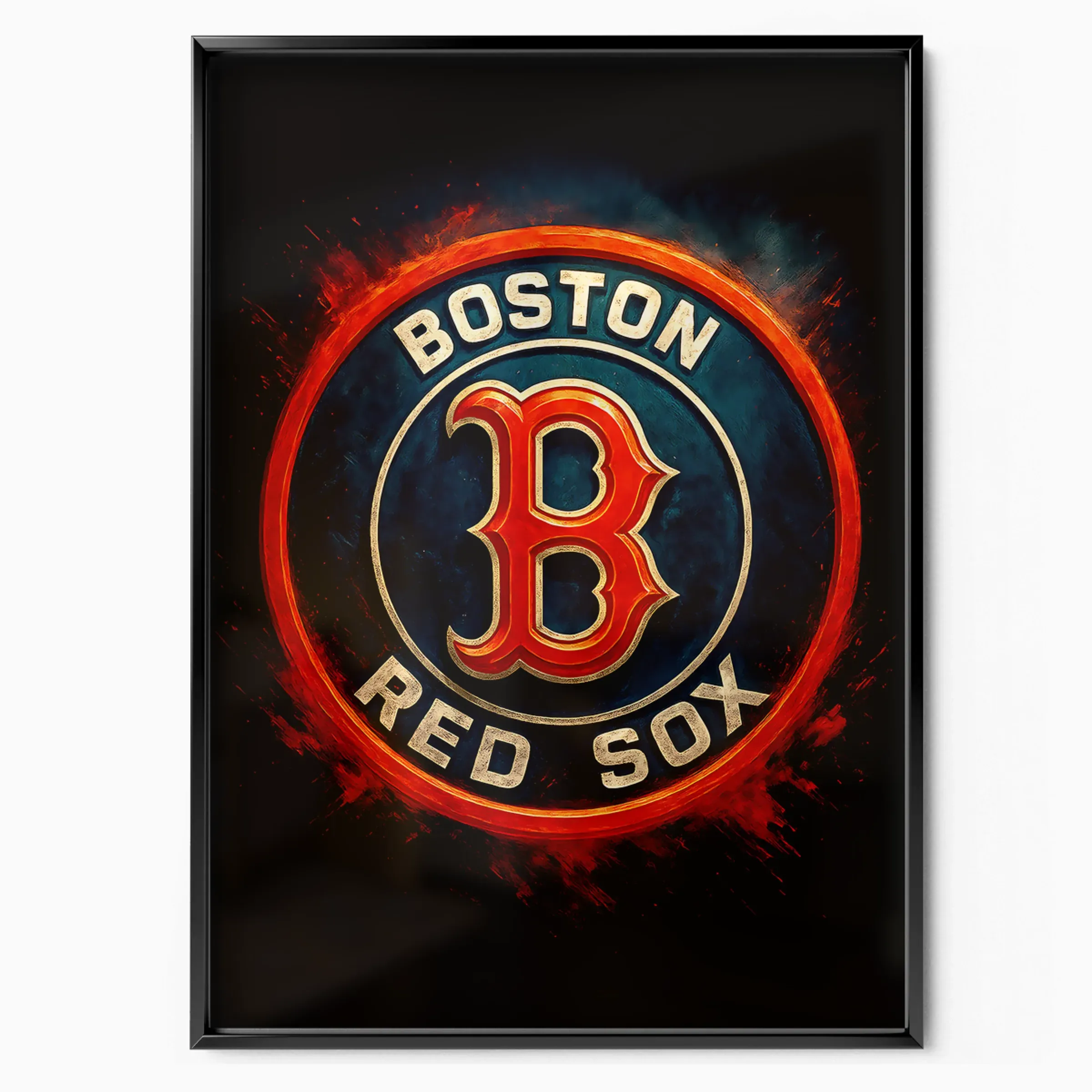 Boston Red Sox Poster - Roundel poster, museum grade matte print