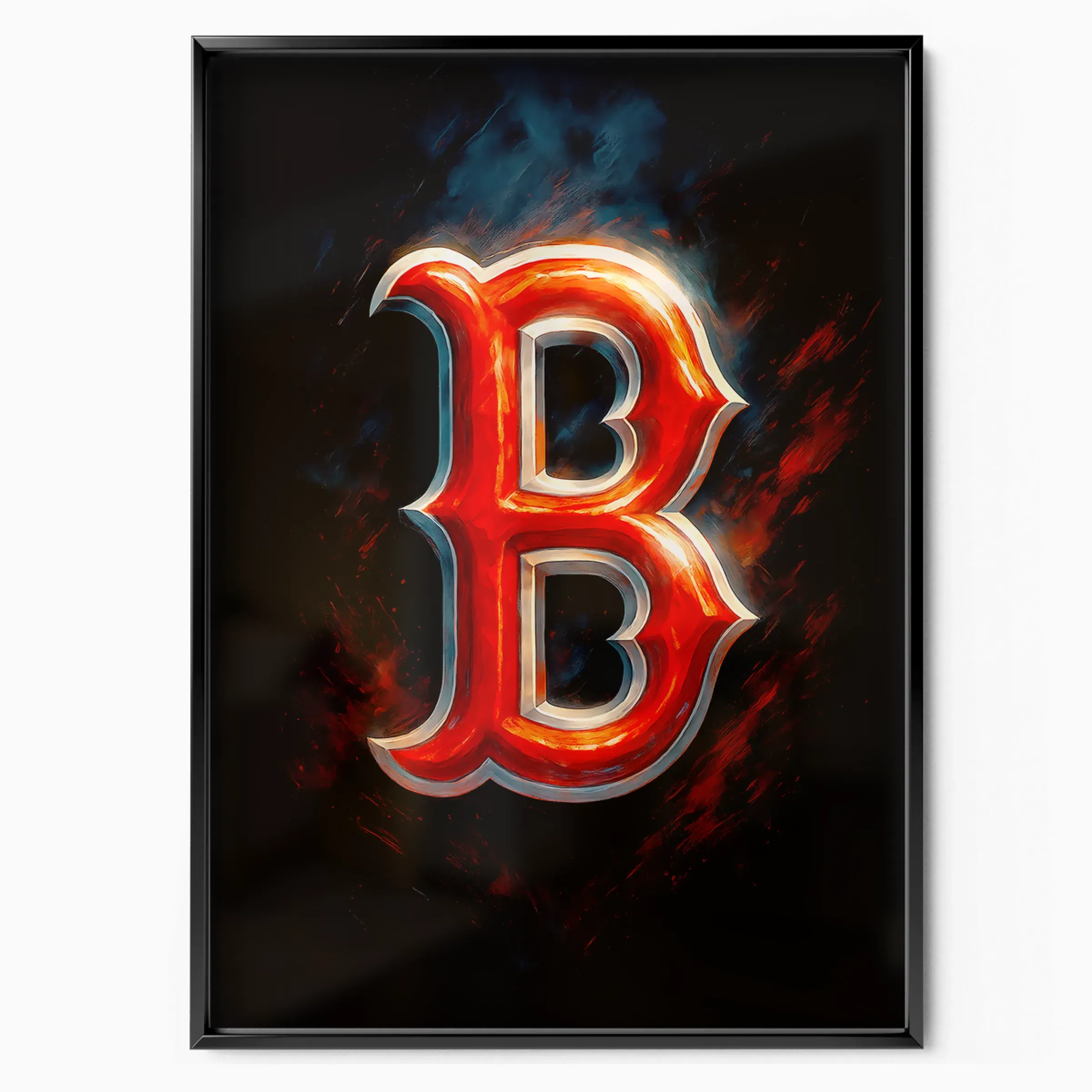 Boston Red Sox Poster - B Logo poster, museum grade matte print