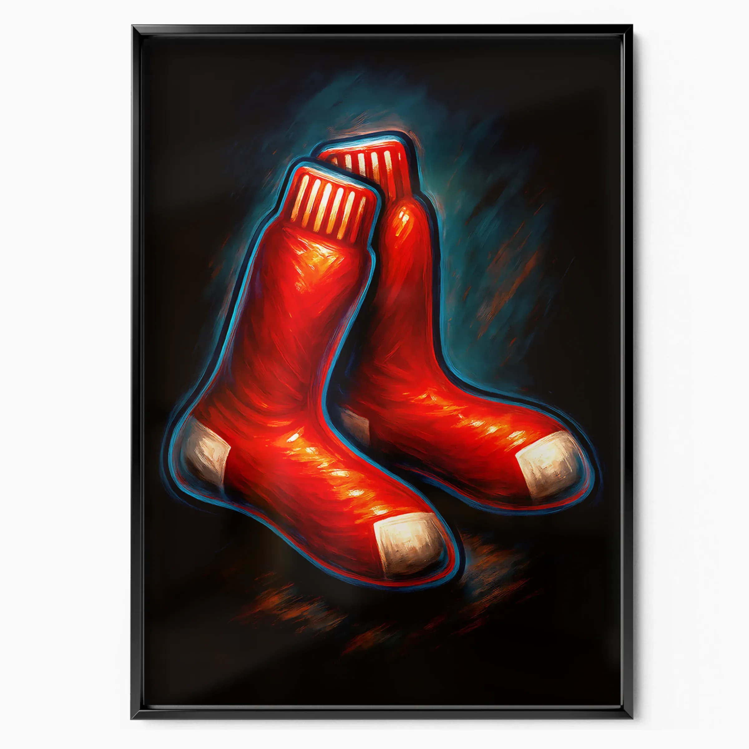 Boston Red Sox Poster - Socks poster