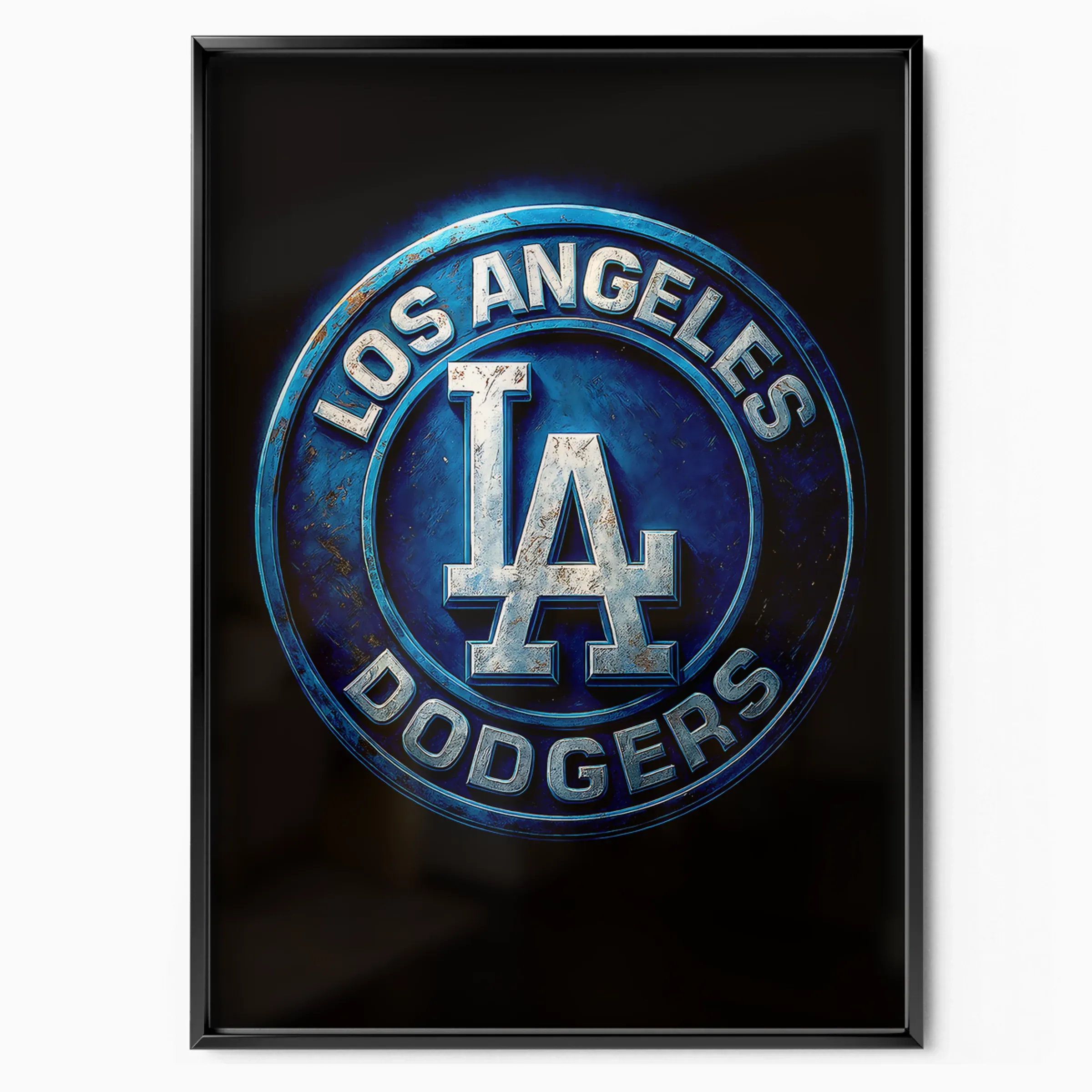 Los Angeles Dodgers Poster - Roundel poster, museum grade matte print