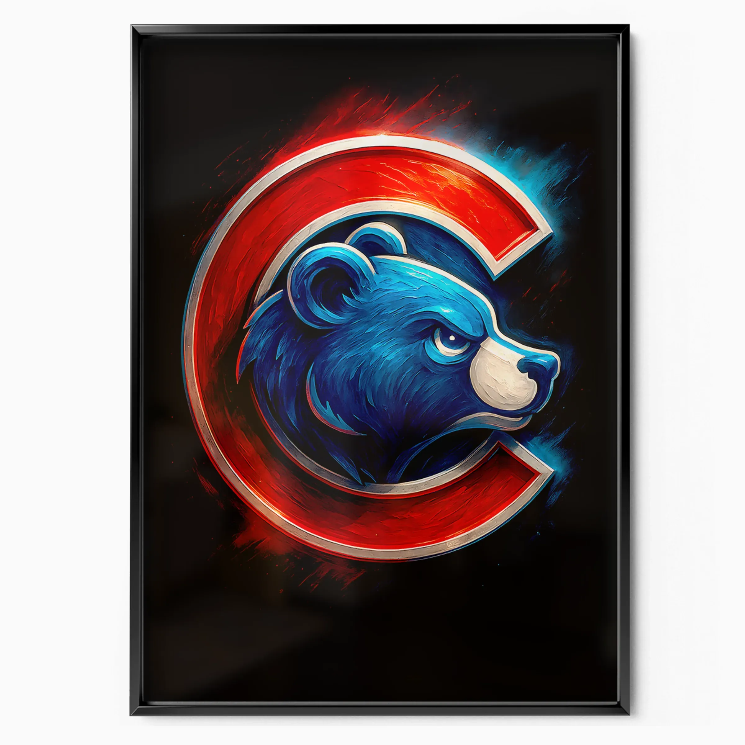 Chicago Cubs Poster - Bear poster, museum grade matte print