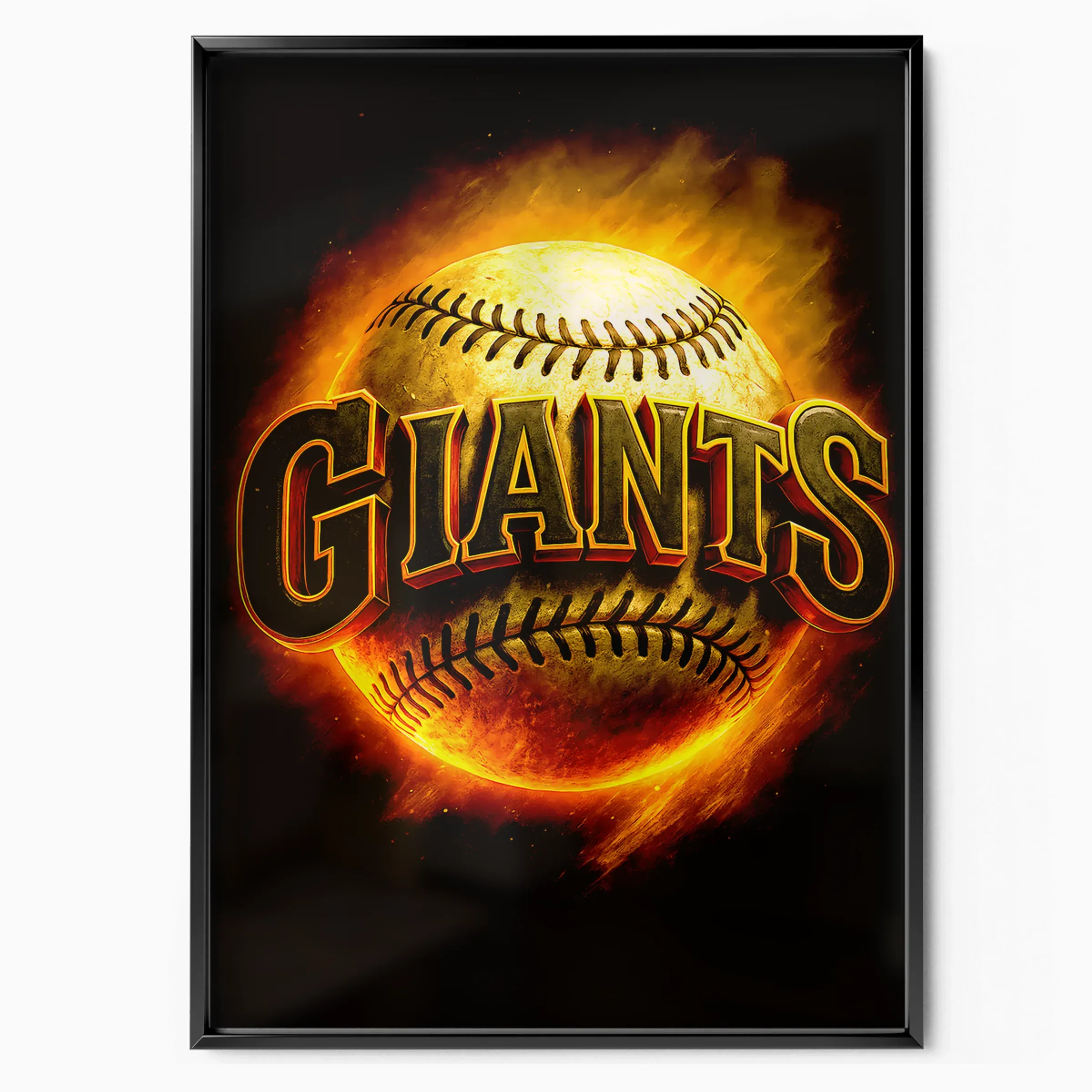 San Francisco Giants Poster - Wordmark poster, museum grade matte print