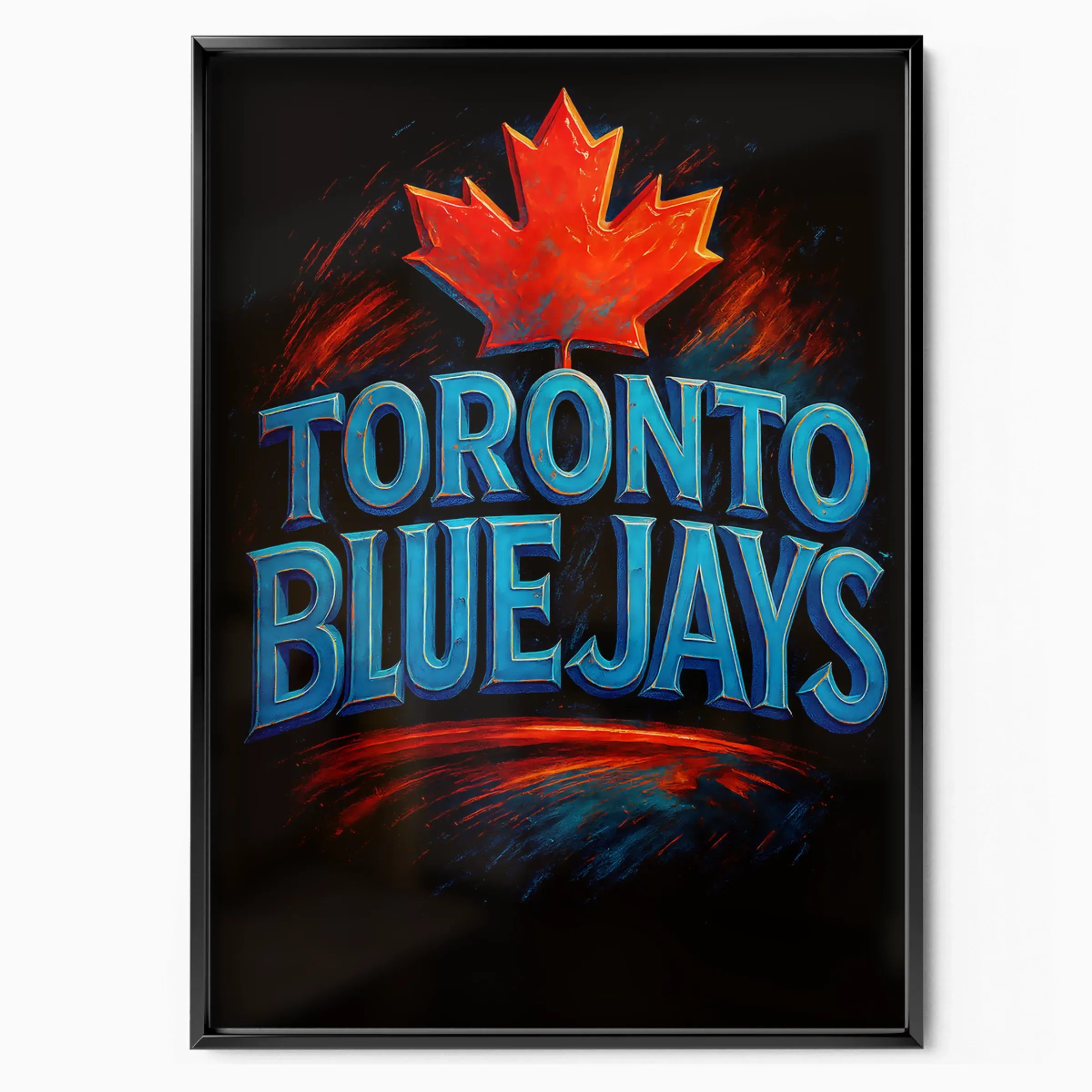 Toronto Blue Jays Poster - Wordmark poster, museum grade matte print