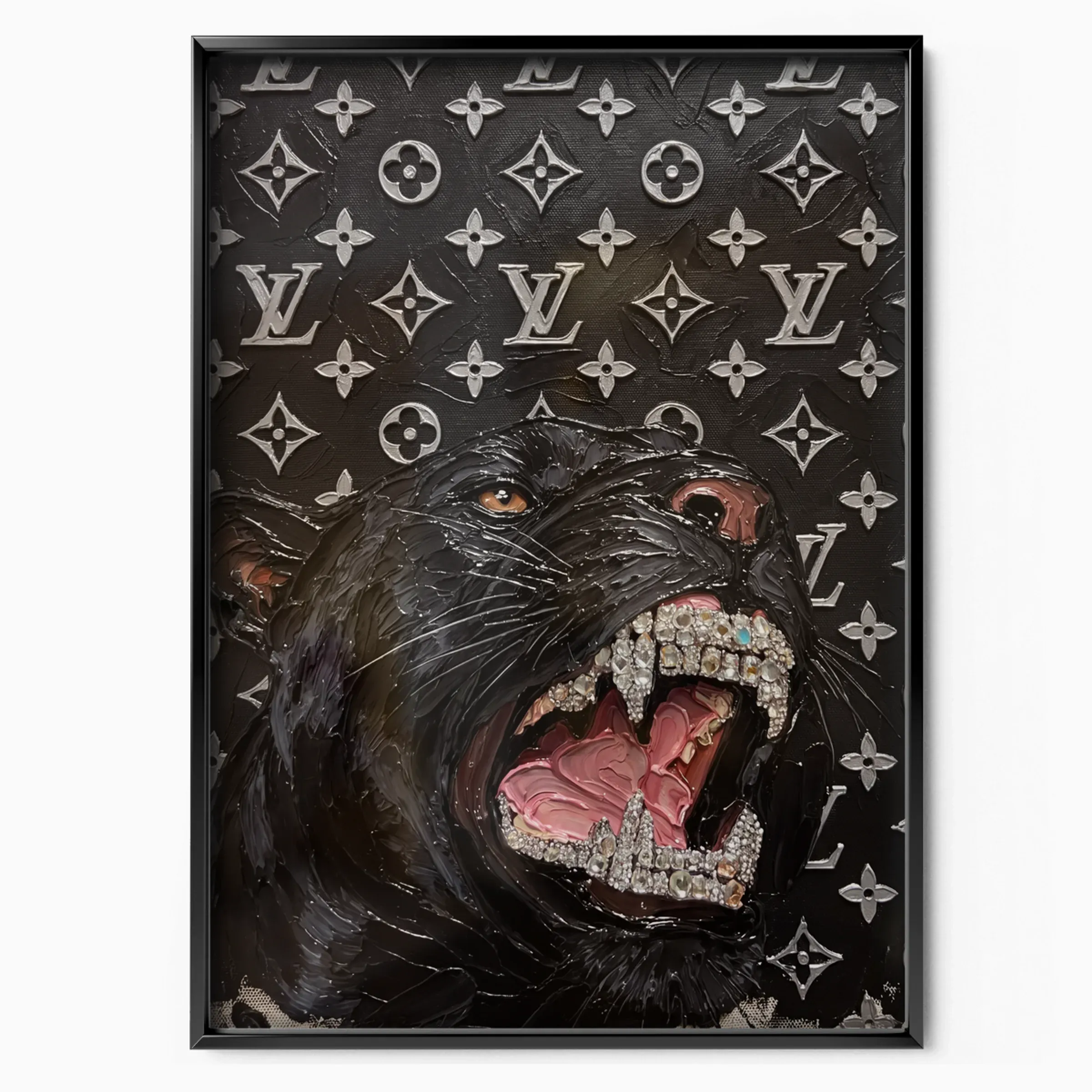 Louis Vuitton Poster - Black Panther poster, museum grade matte print