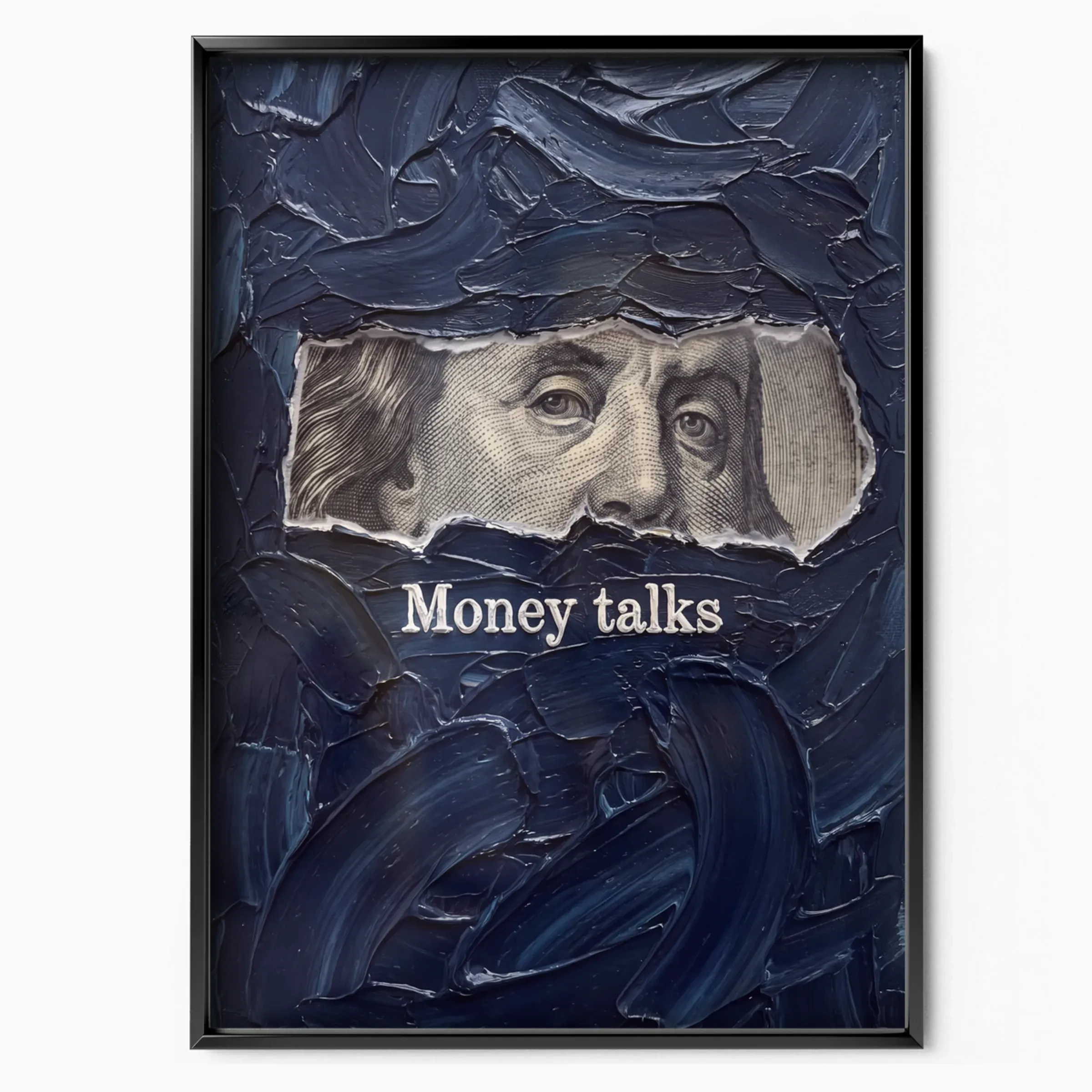 Business Poster - Money Talks poster, museum grade matte print
