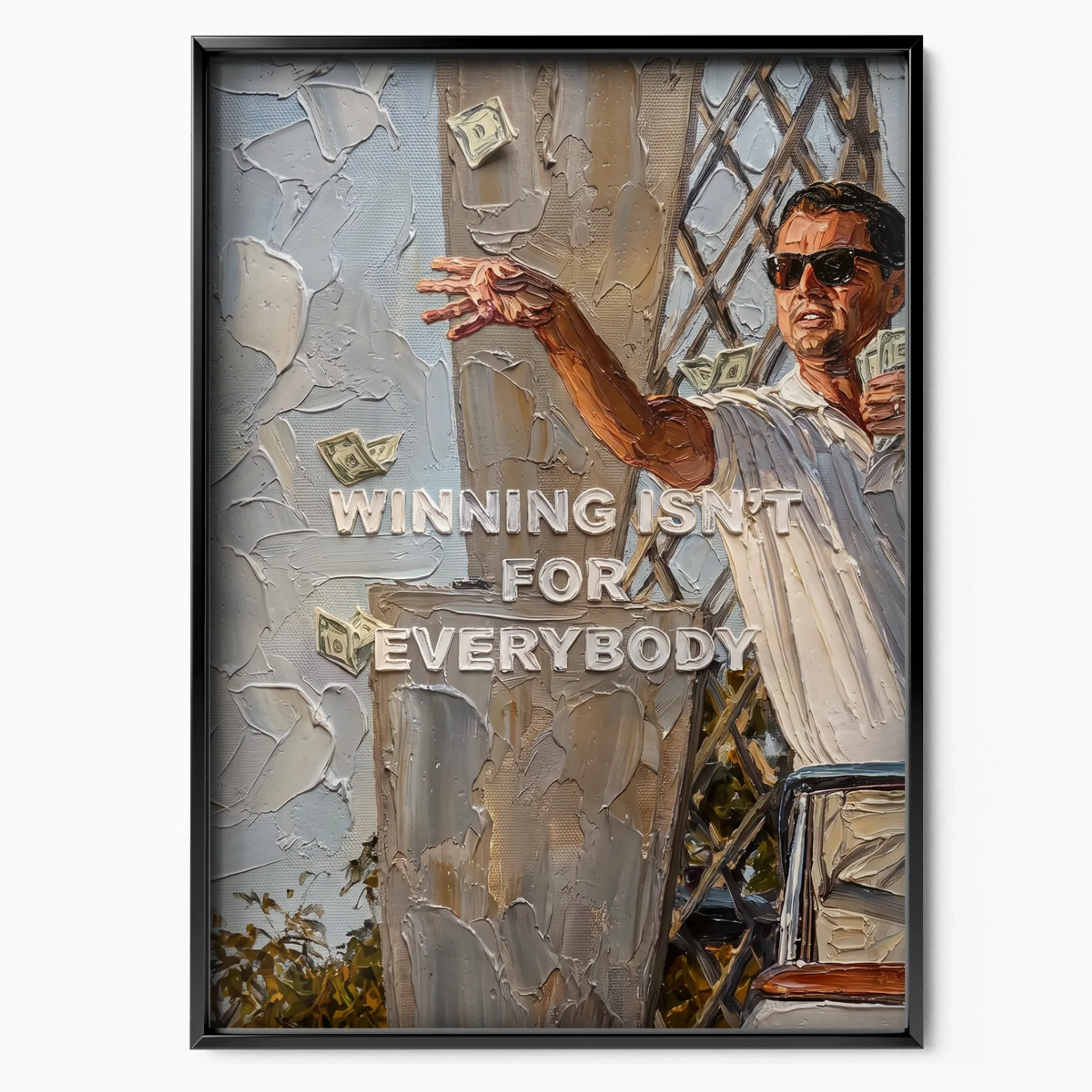 Business Poster - Winning Isn't For Everybody poster, museum grade matte print