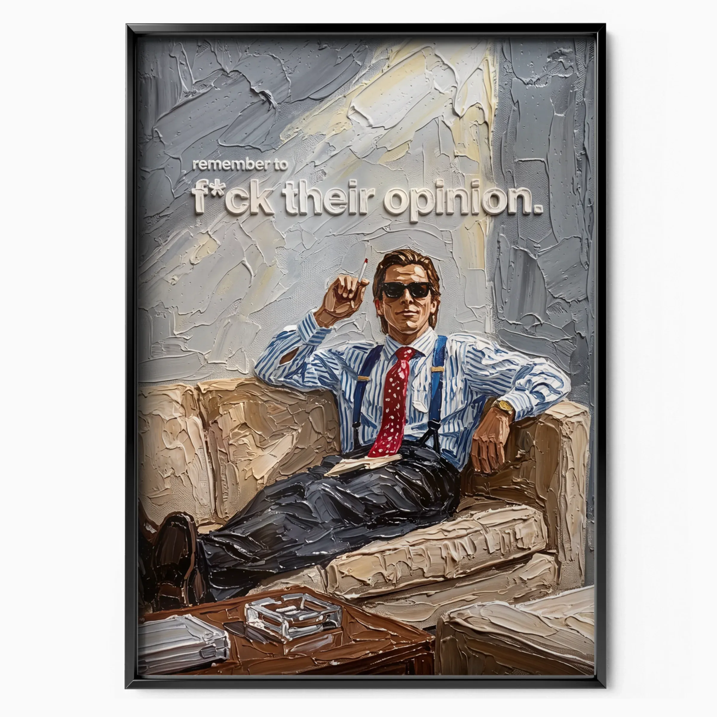 Business Poster - American Psycho poster, museum grade matte print