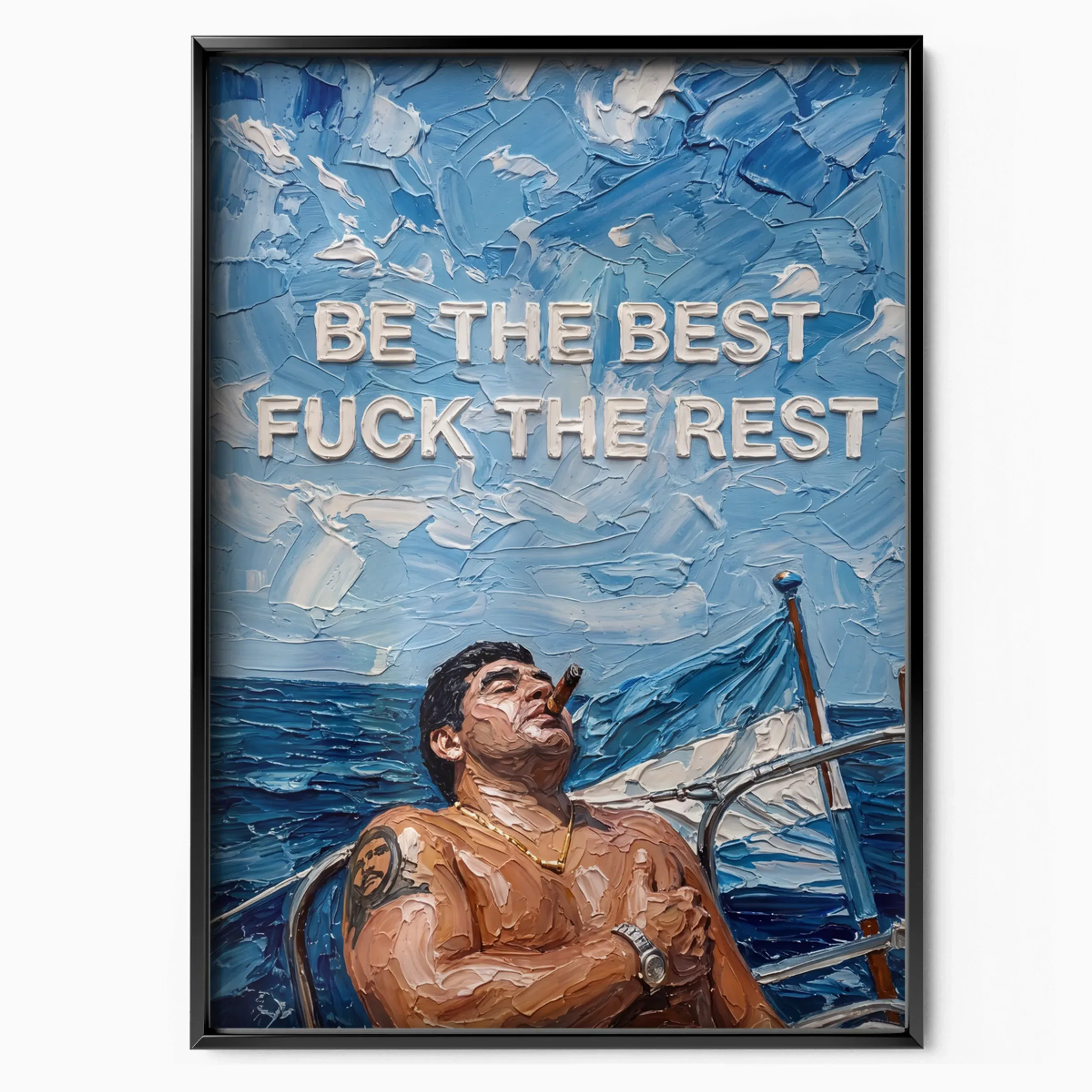 Business Poster - Be The Best poster, museum grade matte print