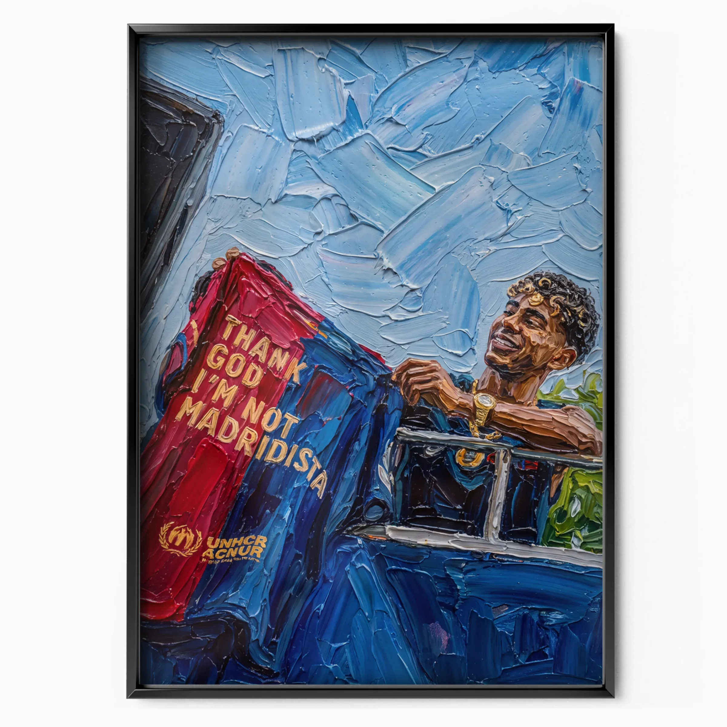 Lamine Yamal Poster - Not Madridista poster, museum grade matte print